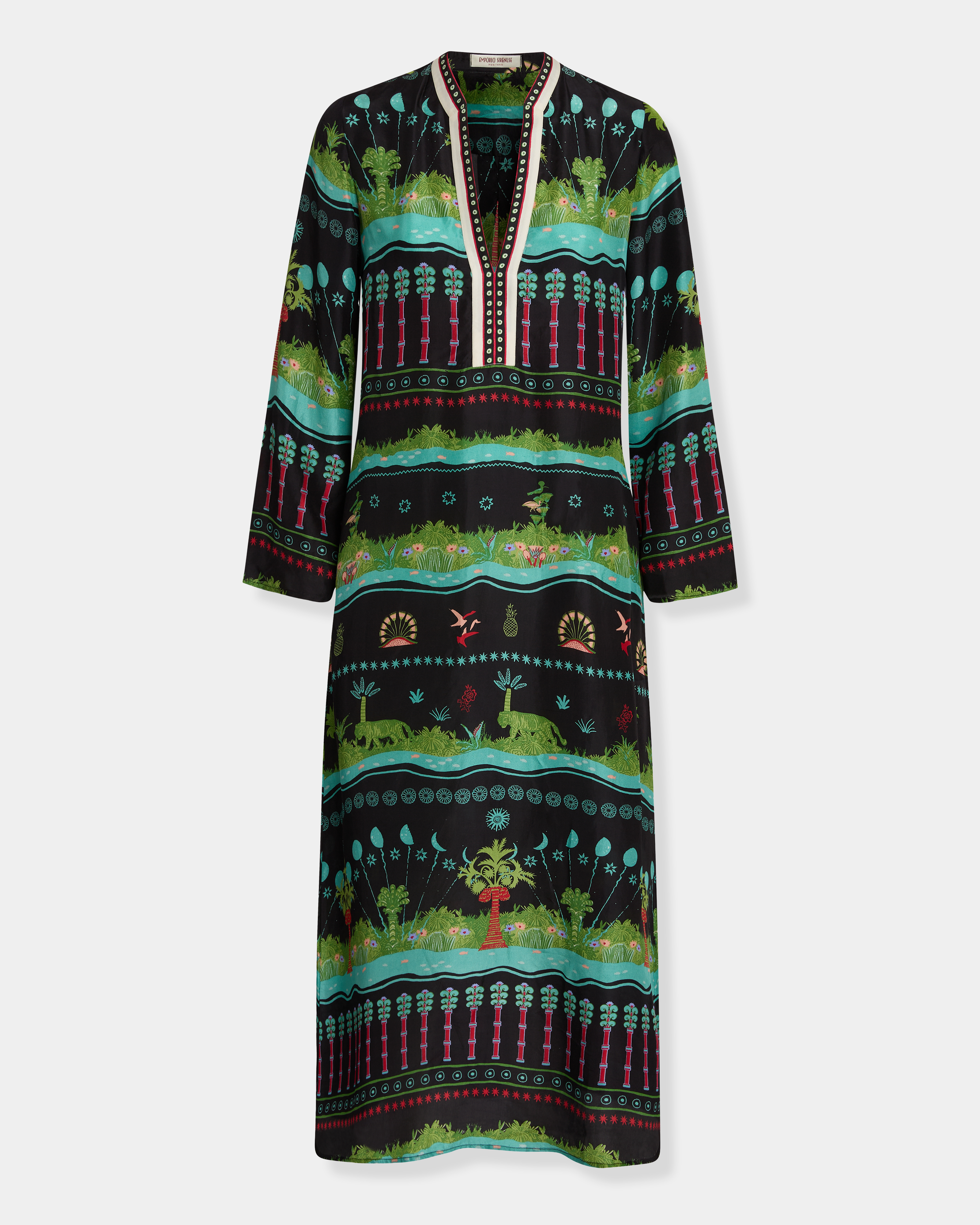 Jenna Caftan in Eden Print