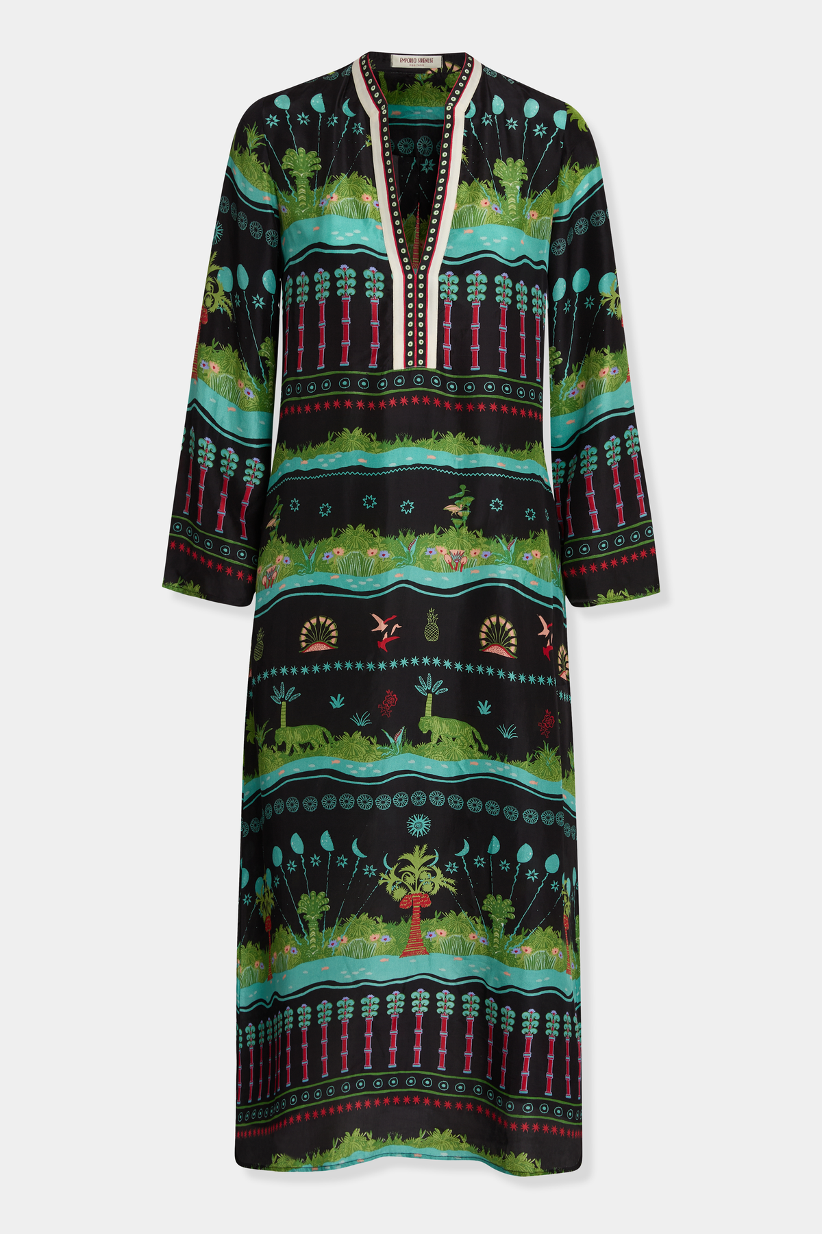 Jenna Caftan in Eden Print
