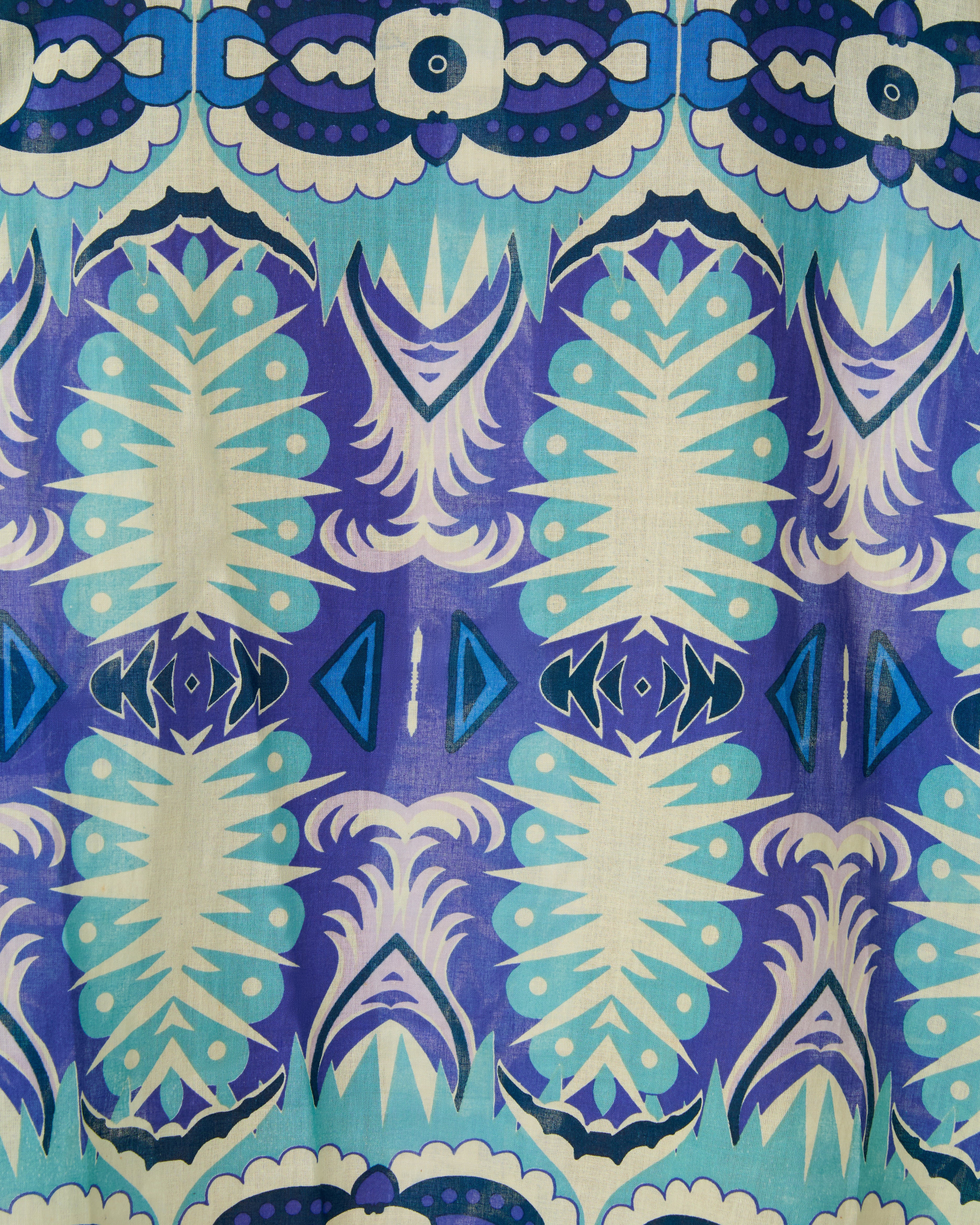 Giada Caftan in Fishtail Print