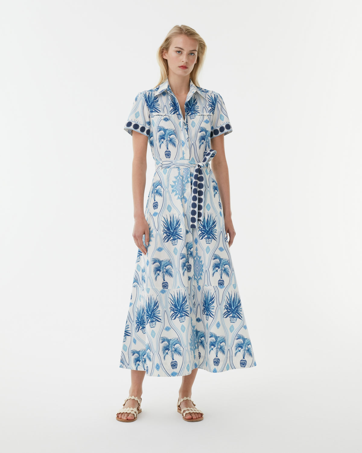Giselle Dress in Garden Mesh Print
