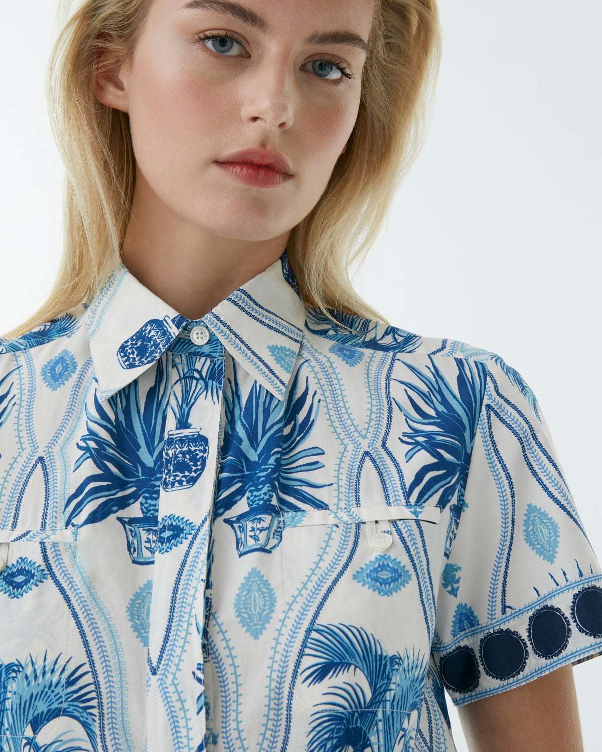 Giselle Dress in Garden Mesh Print