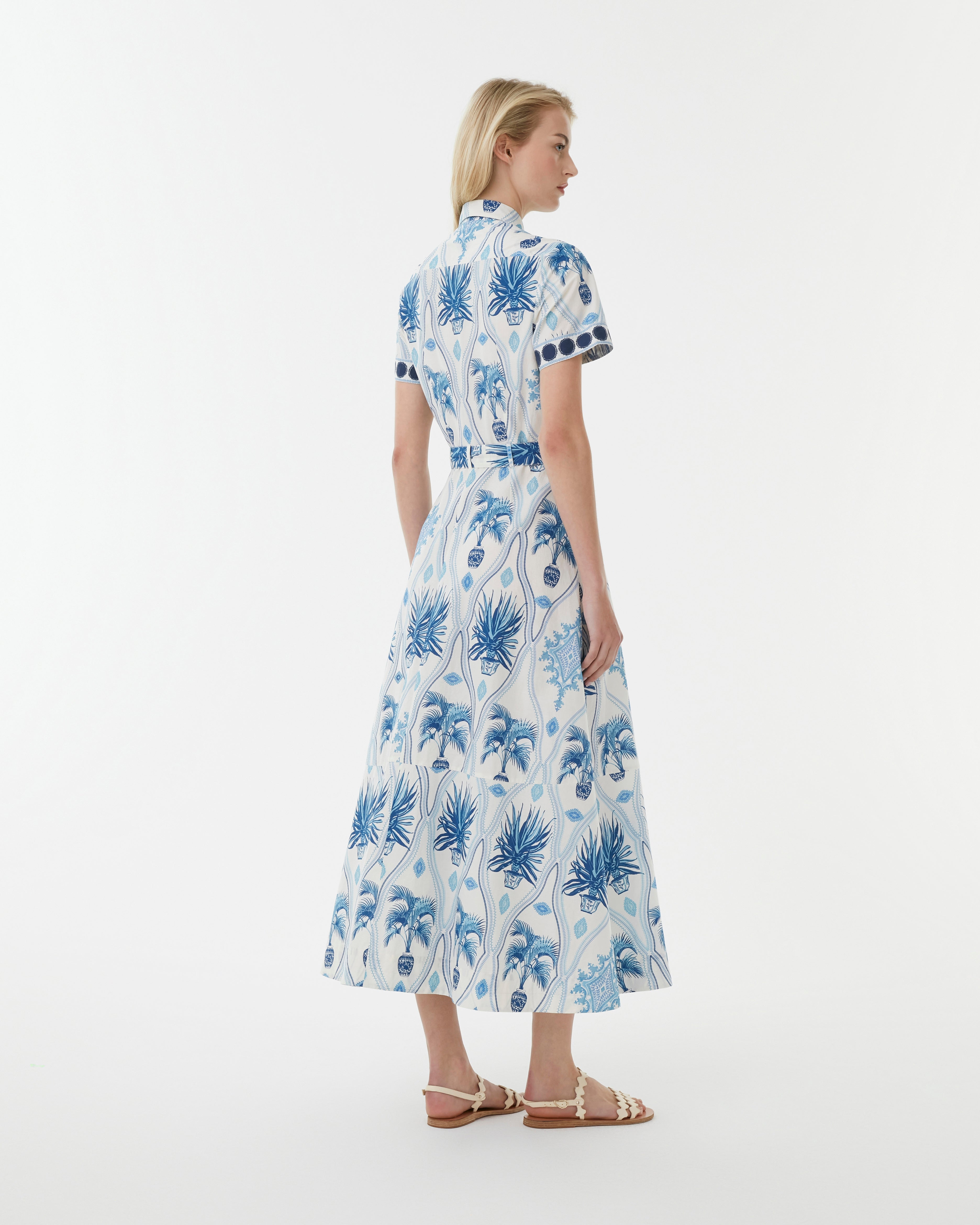 Giselle Dress in Garden Mesh Print