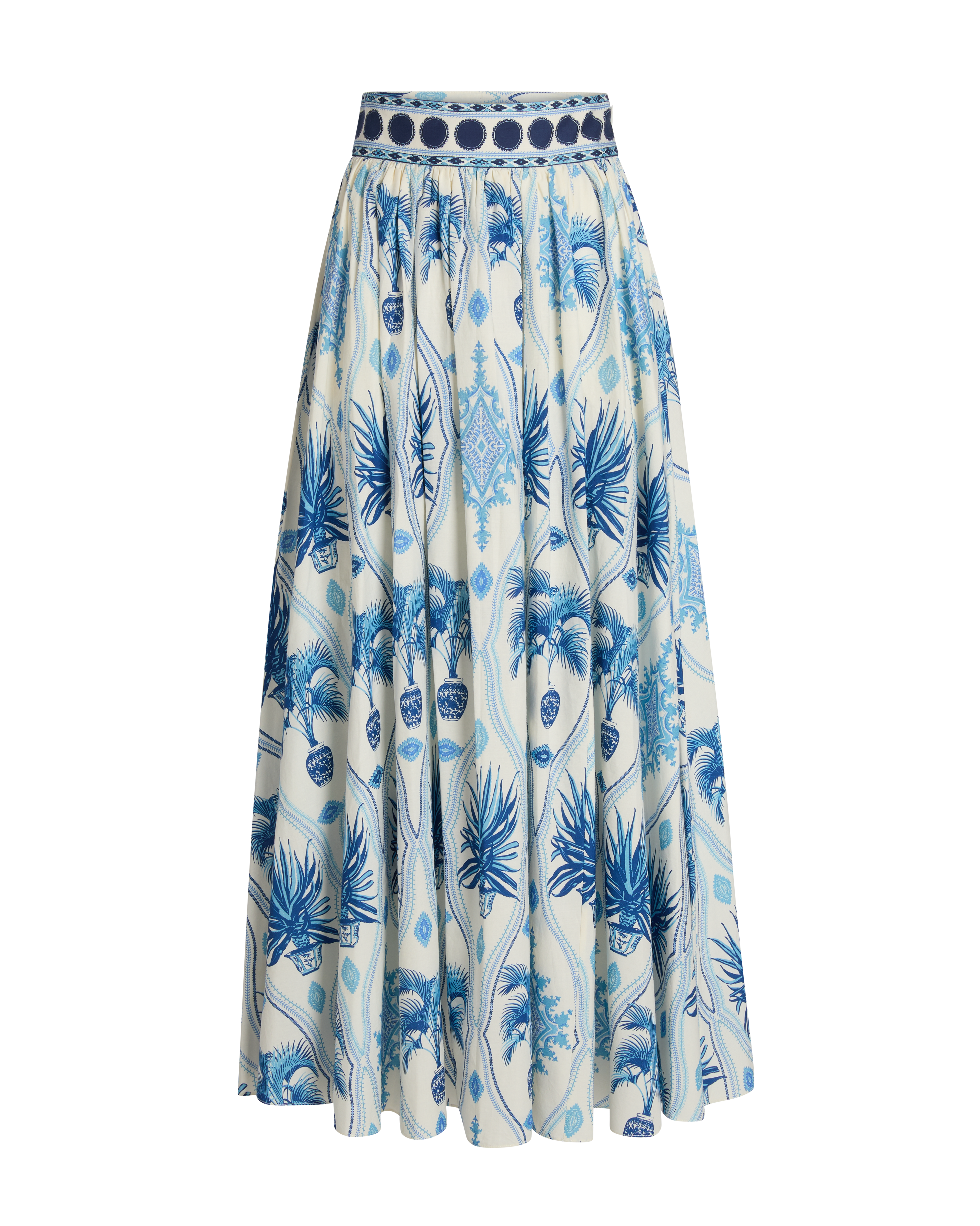 Ombretta Skirt in Garden Mesh Print