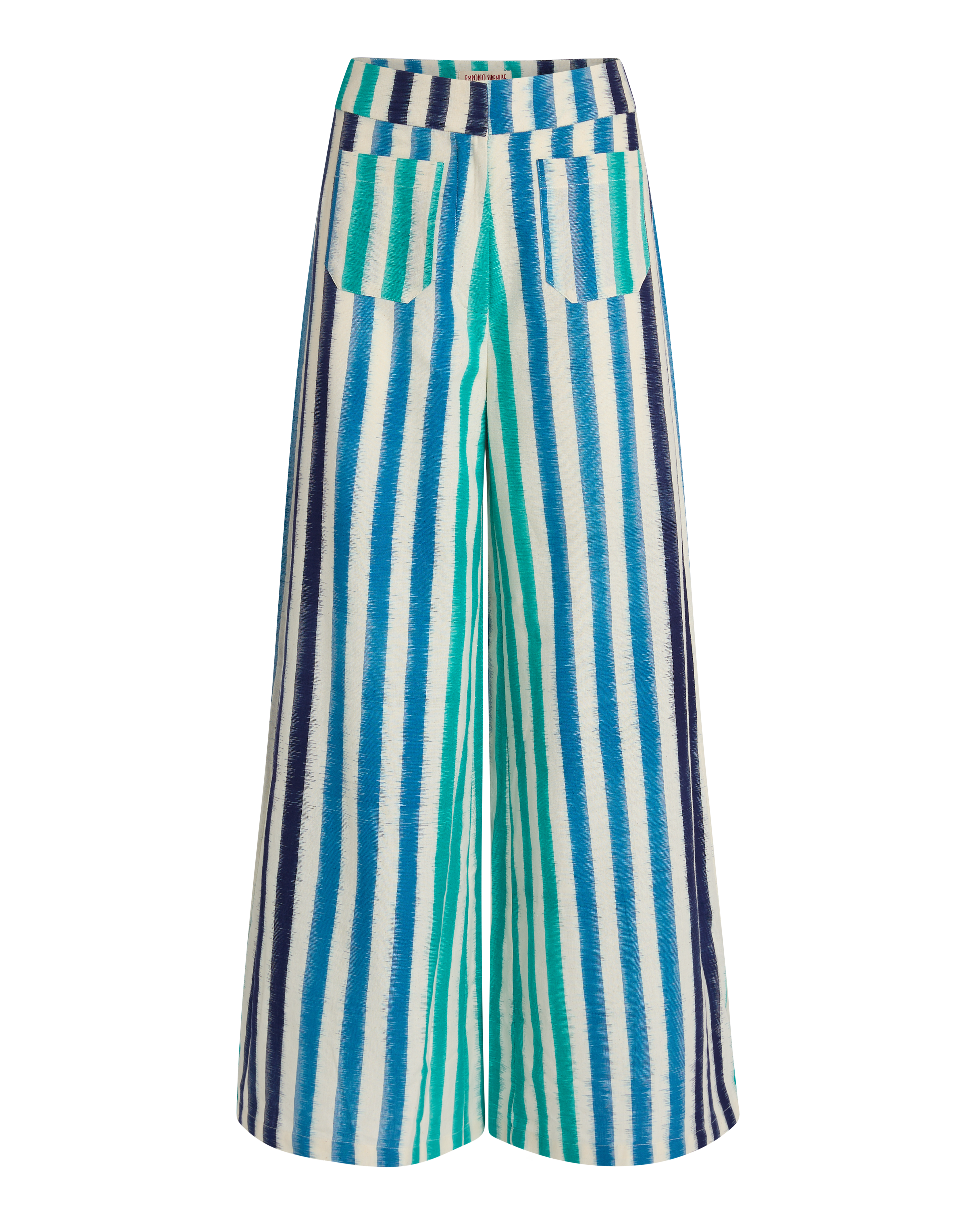 Adele Trousers in Ikat Stripes