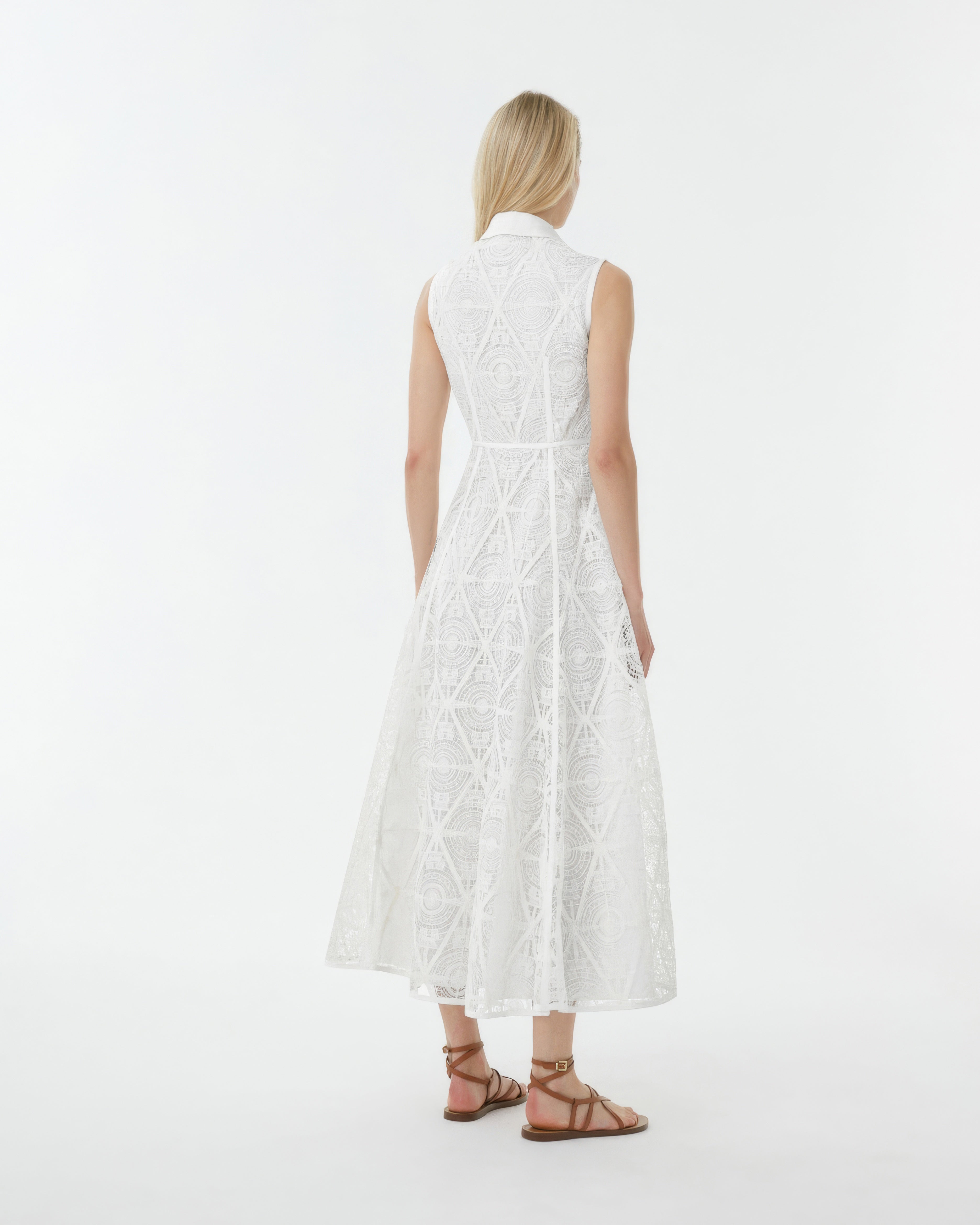 Miralda Dress in Macramè