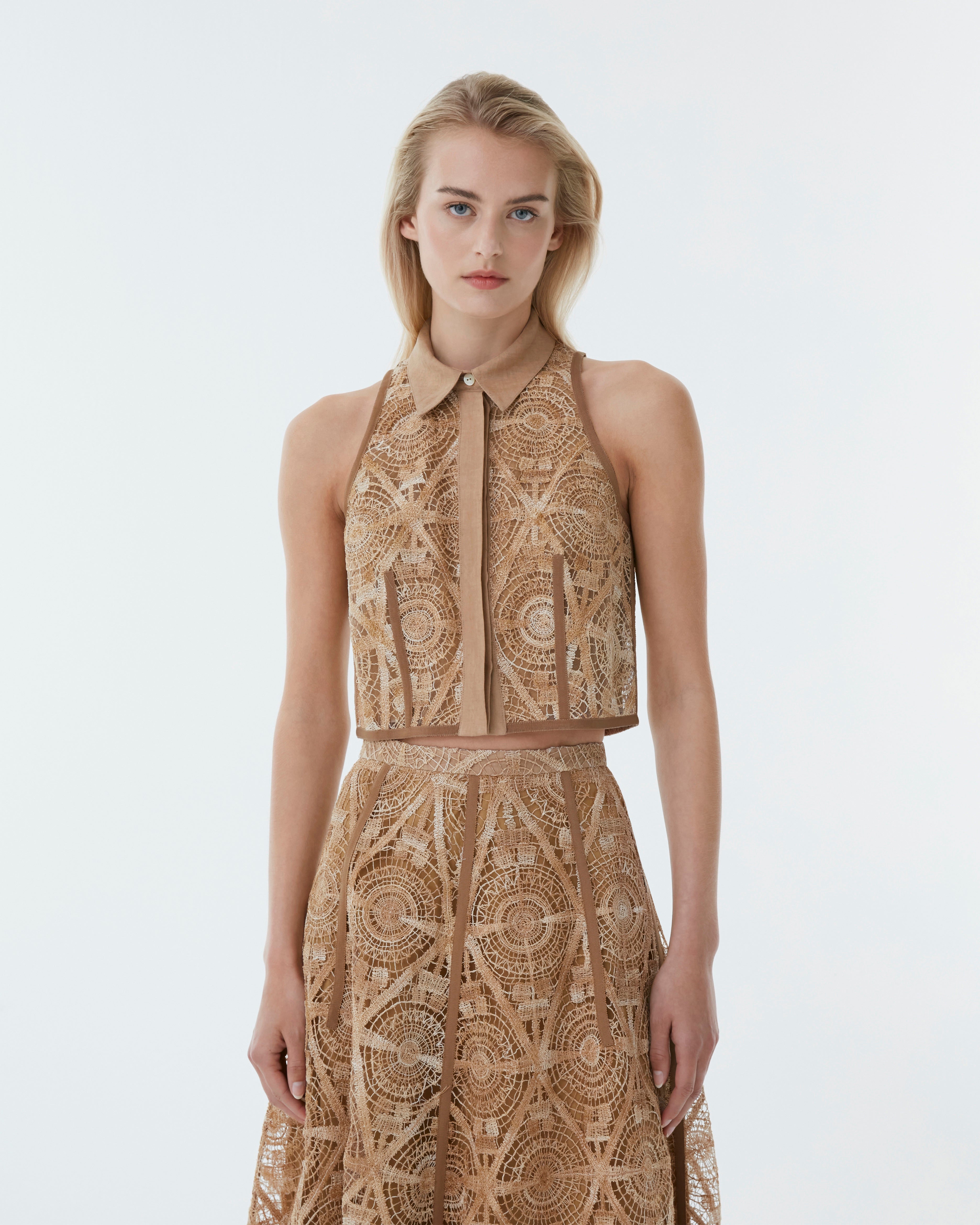 Lara Top in Macramè