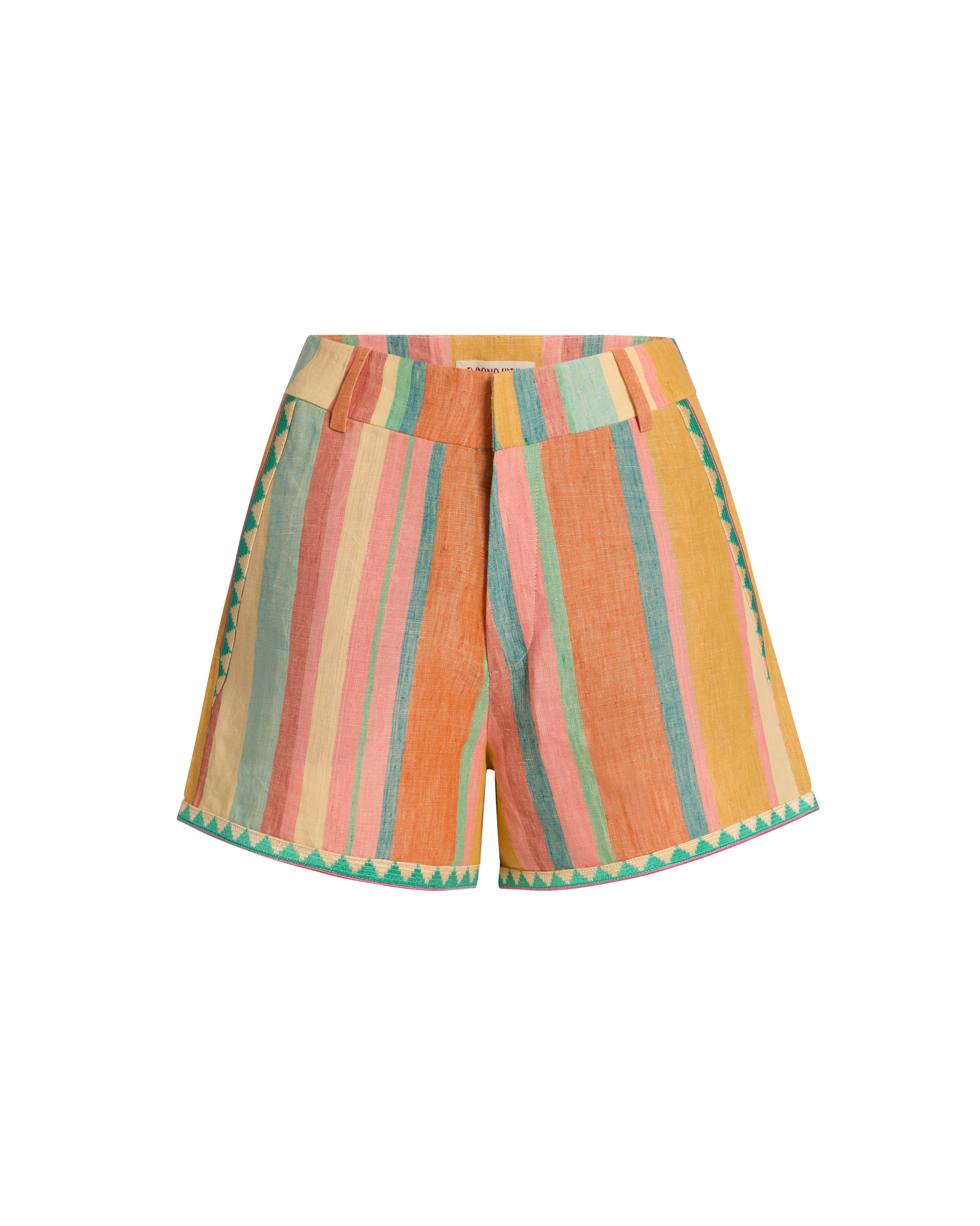 Shorts in Rainbow Stripes