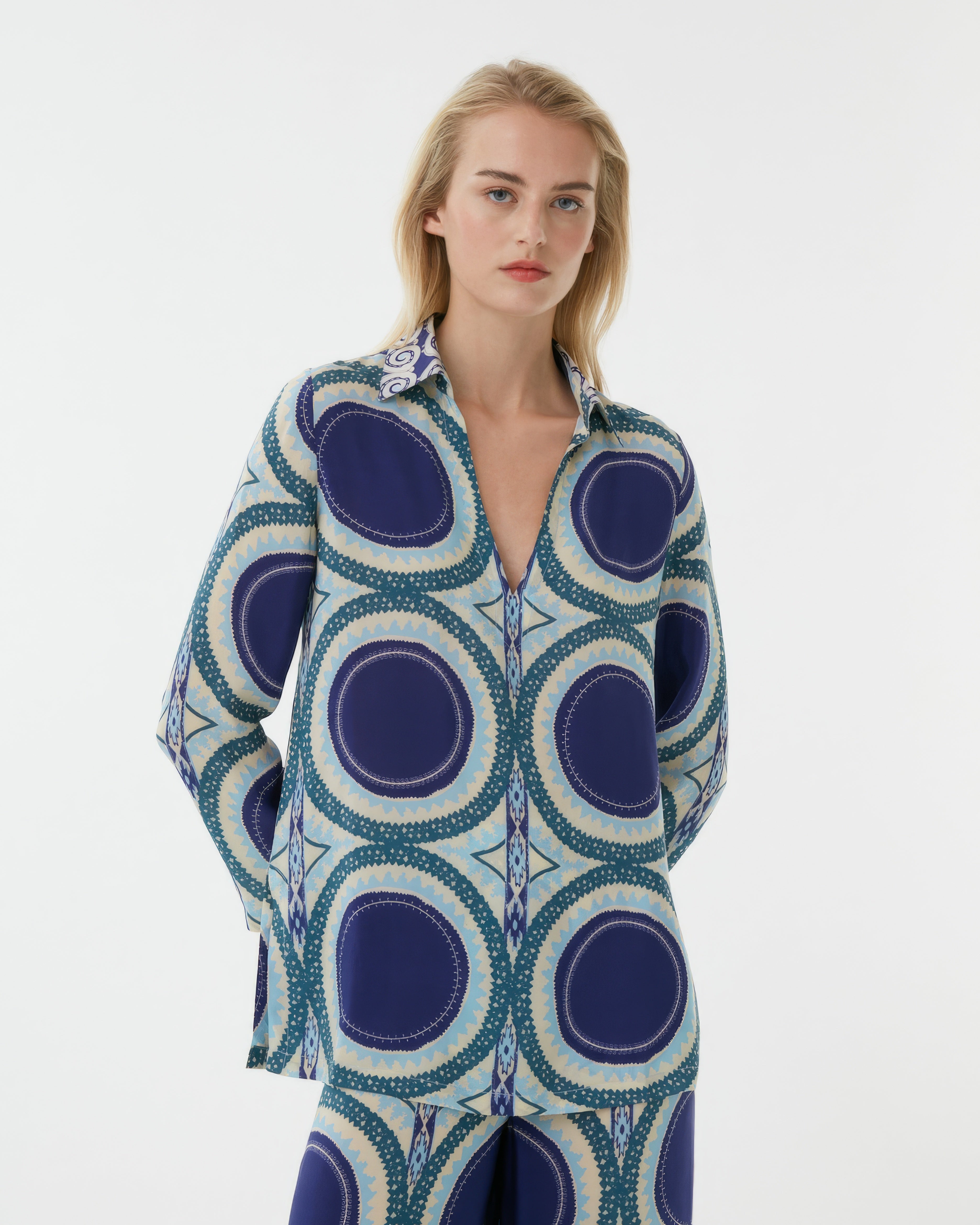 Jia Tunic in Solaris Print
