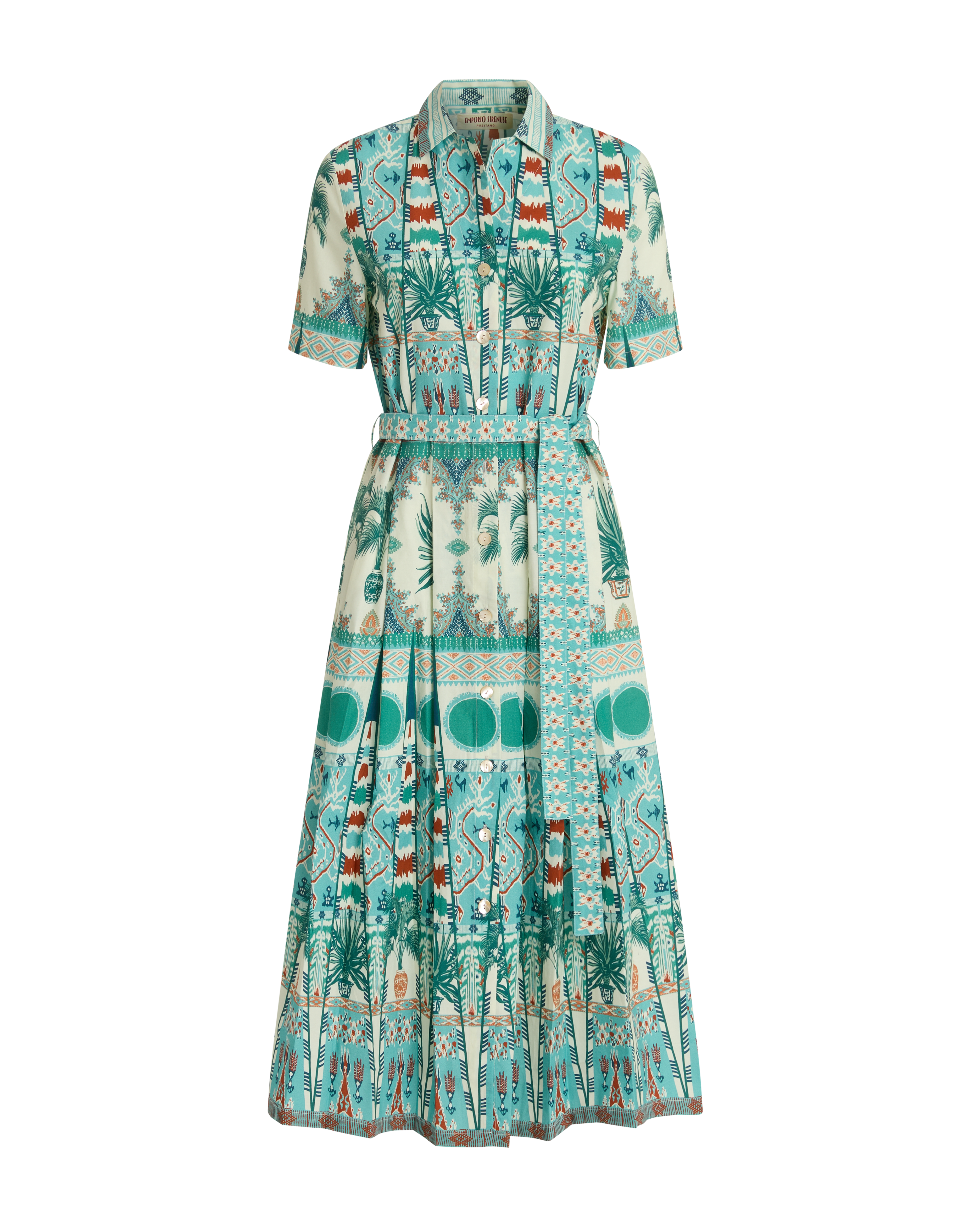 Claudia Dress in Tribal Botanic Print