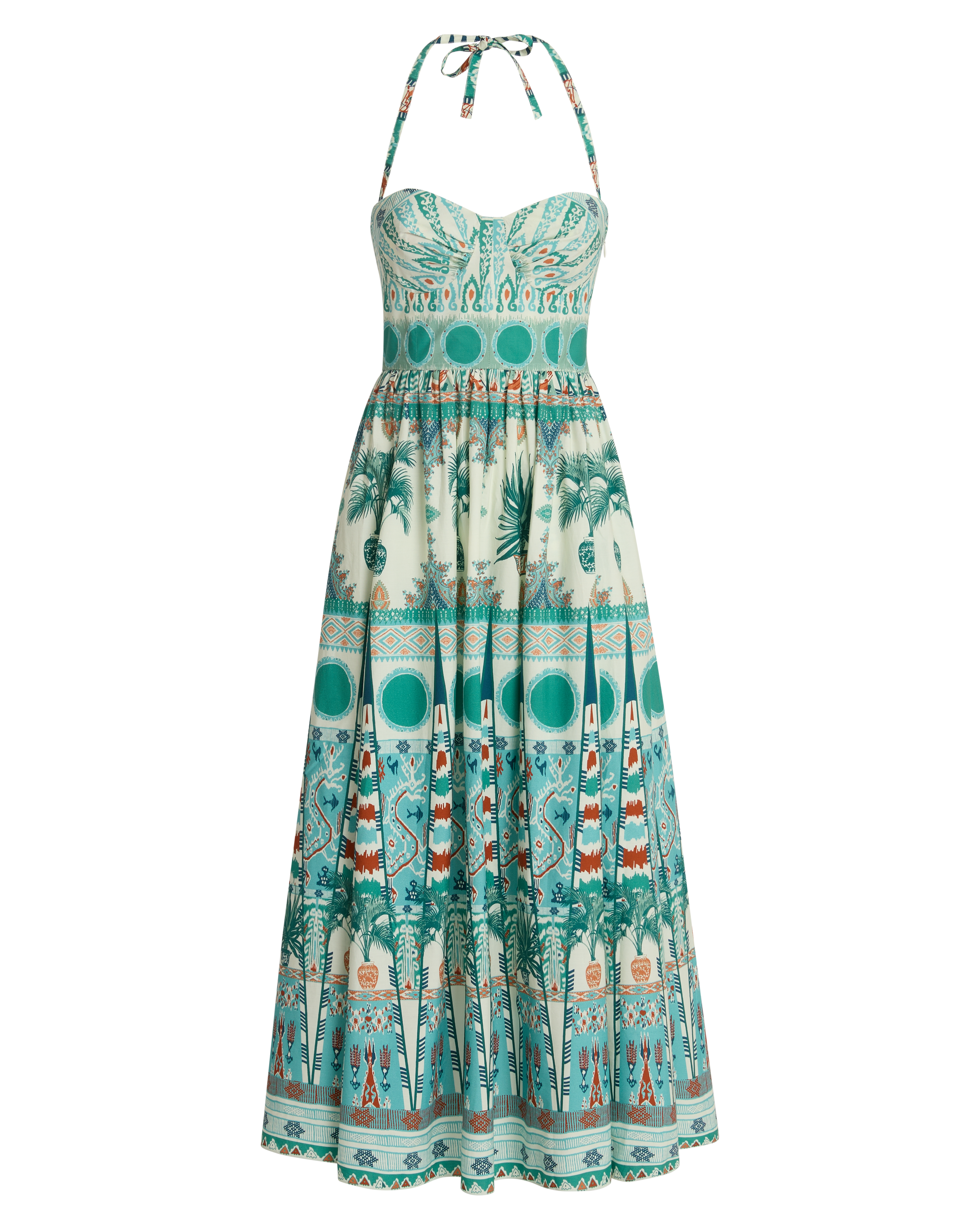 Johanna Dress in Tribal Botanic Print