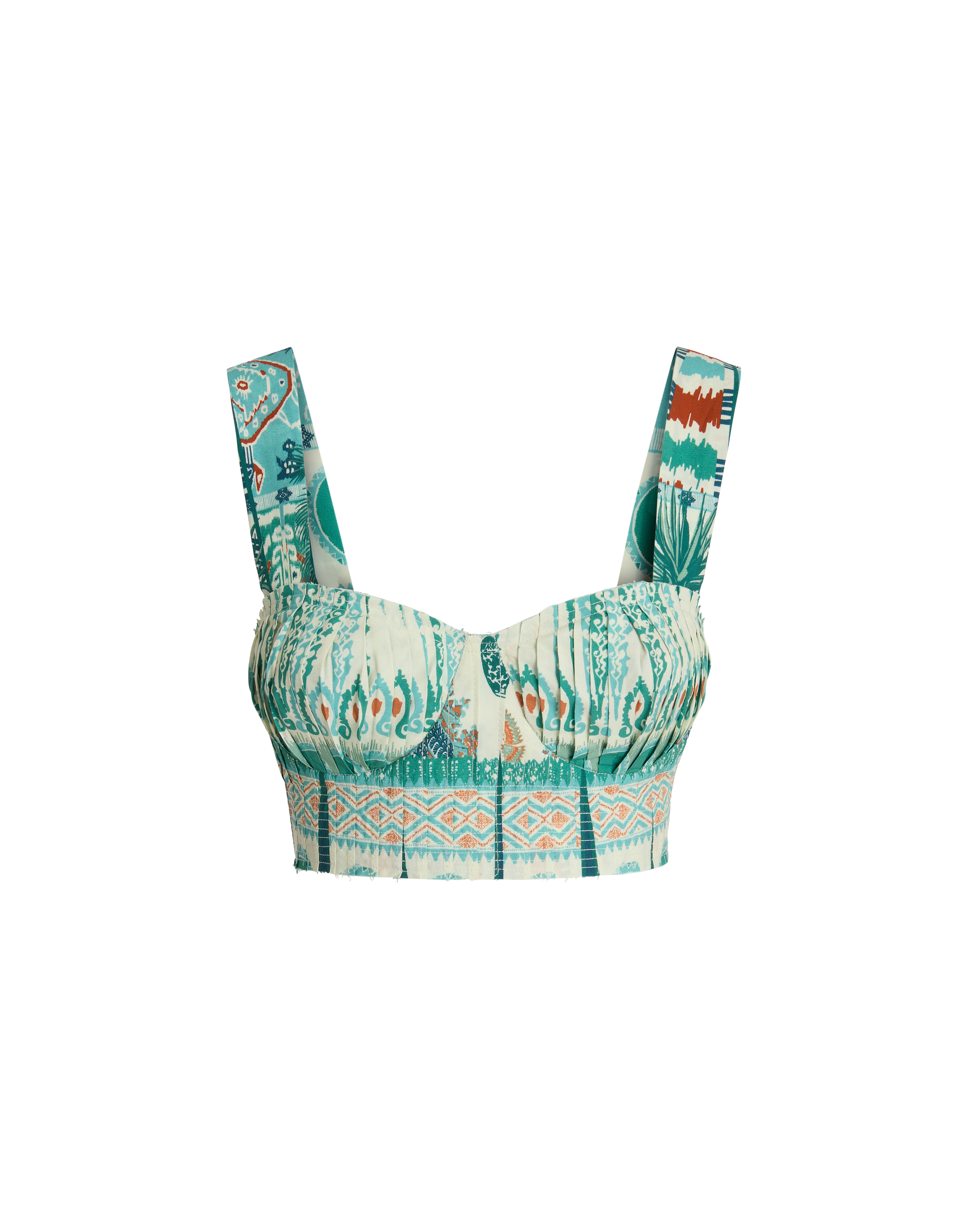 Dalia Top in Tribal Botanic Print