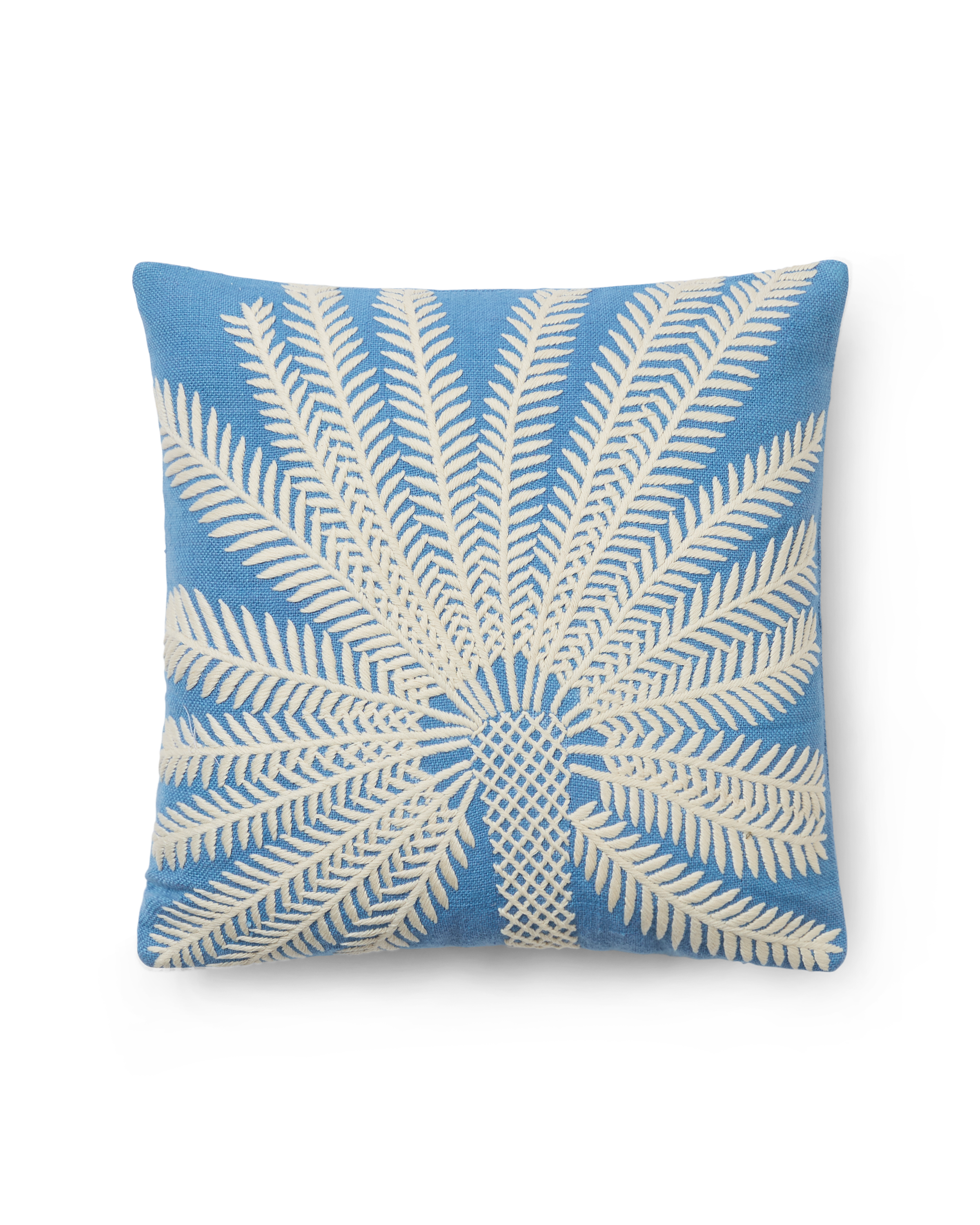 Palm Embroidered Cushion Cover