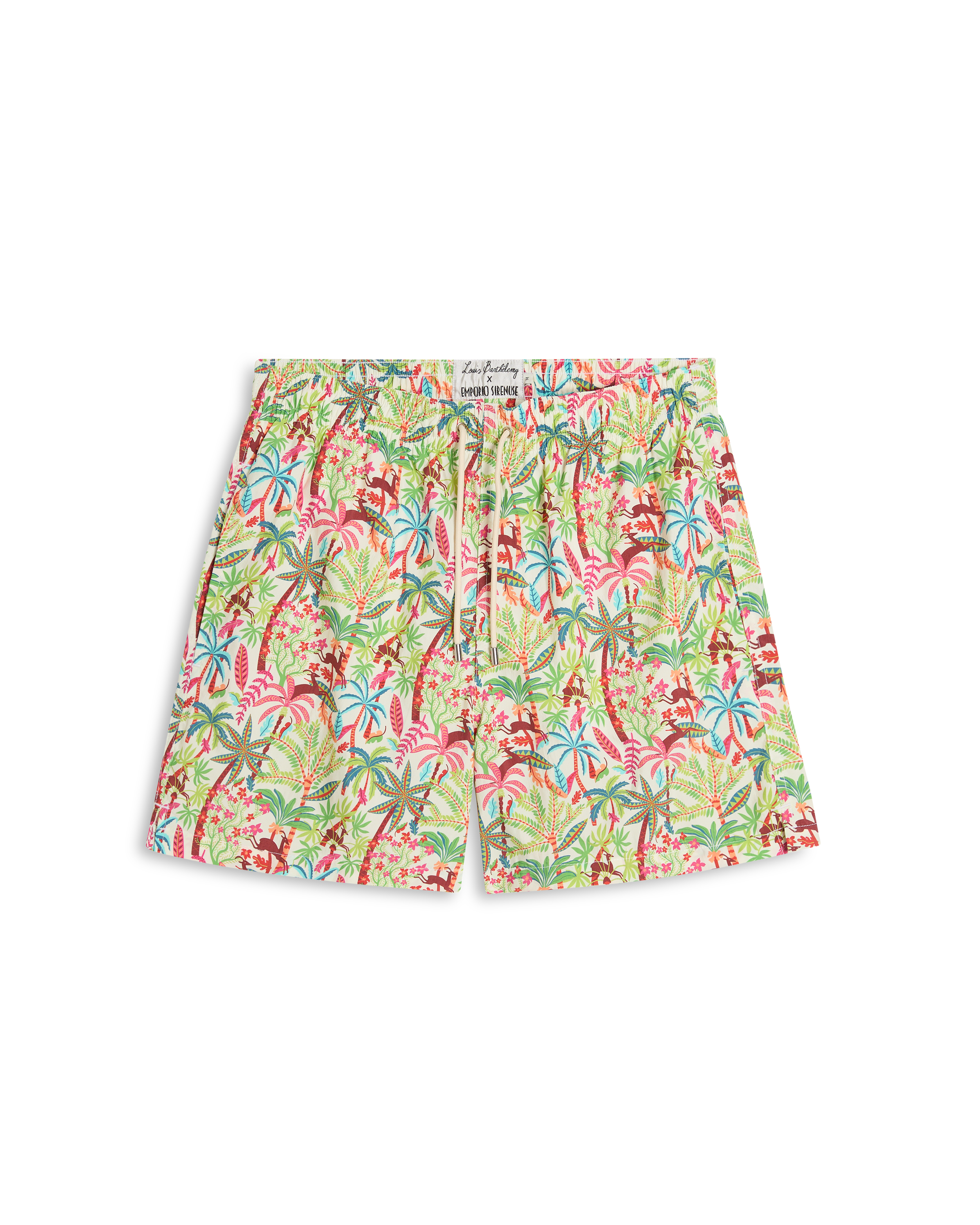 Swim Trunks in Louis Barthélemy Print