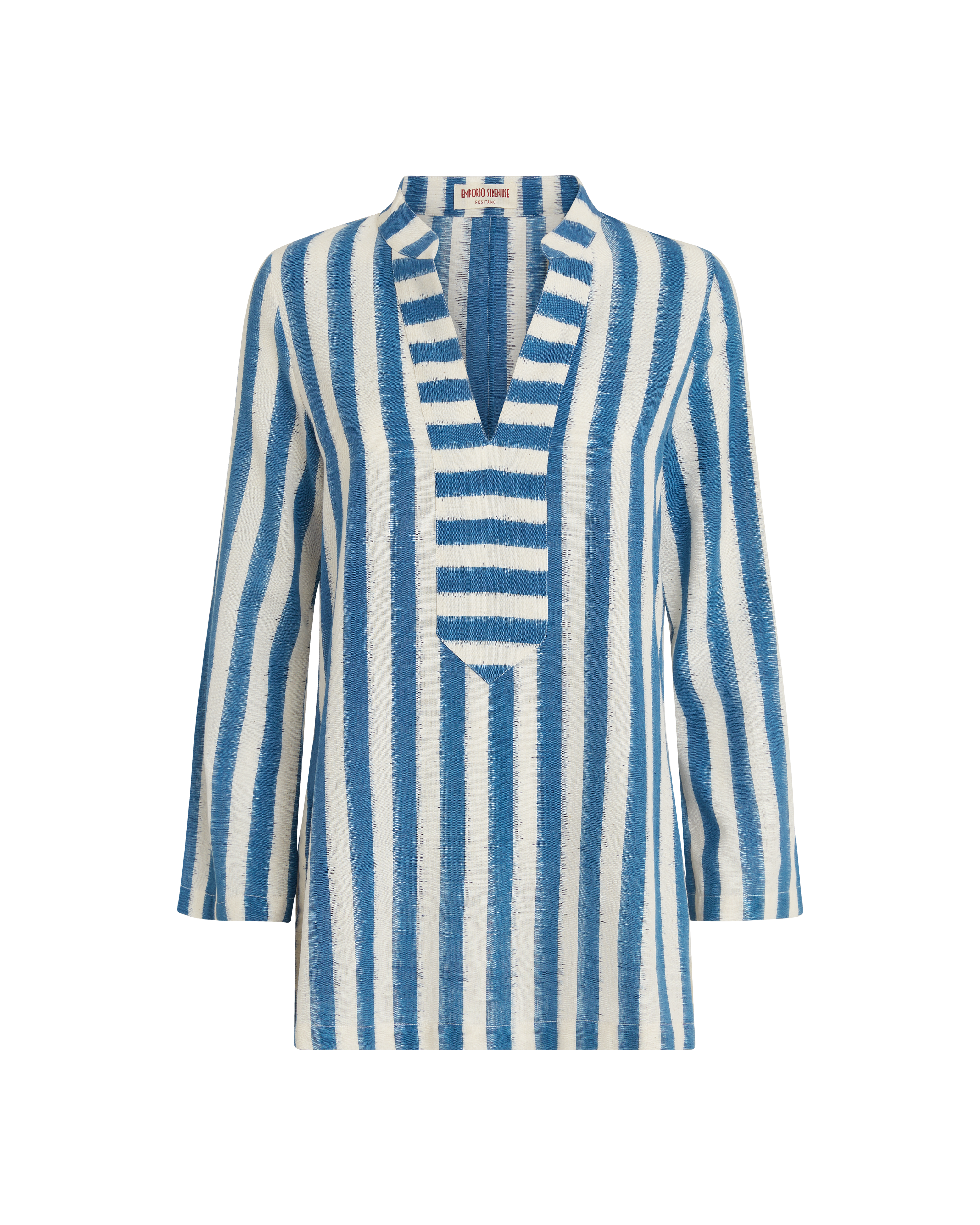 Jamila Tunic in Ikat Stripes