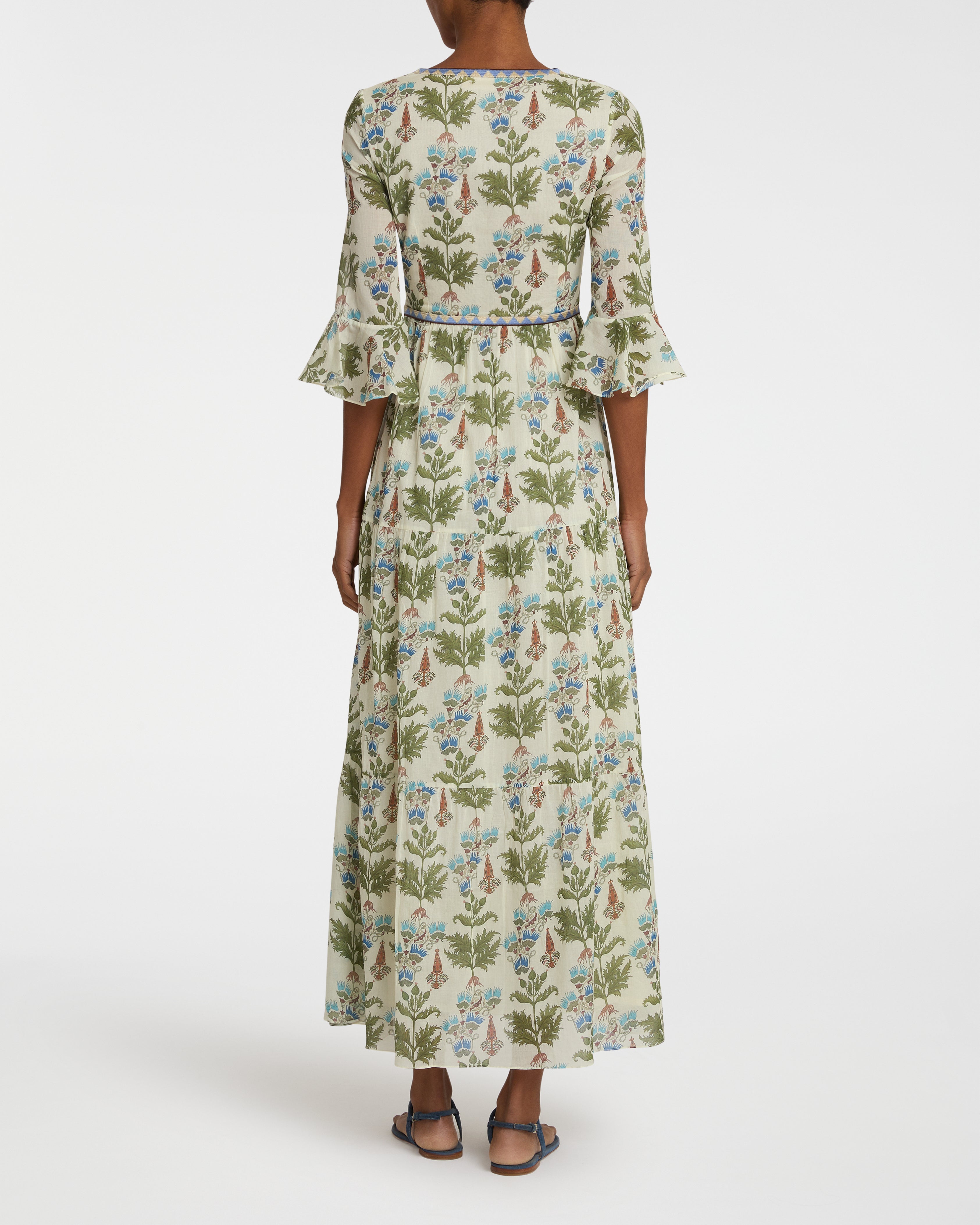 Bella Dress in Persian Botanic Print