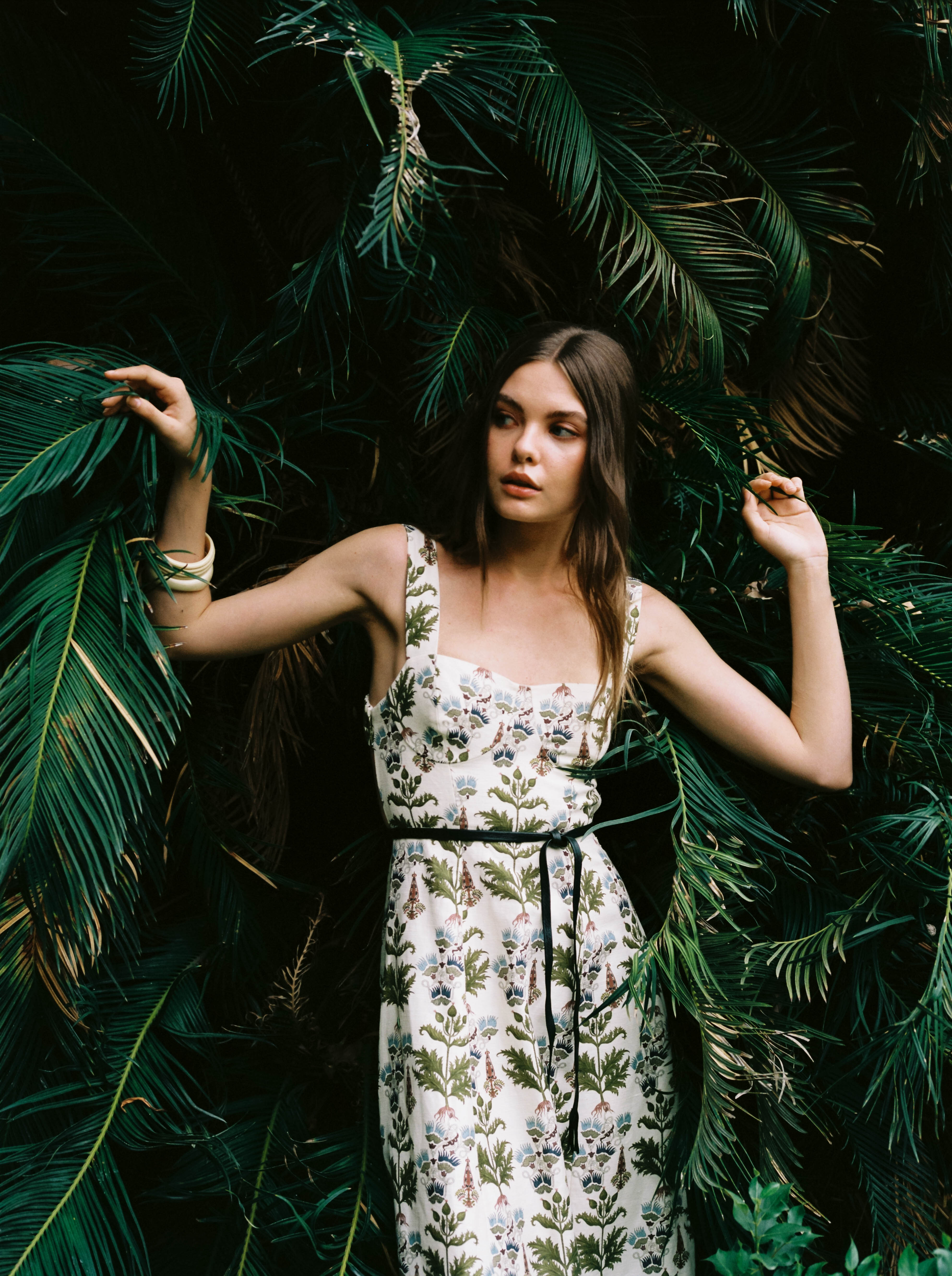 Azzurra Dress in Persian Botanic Print