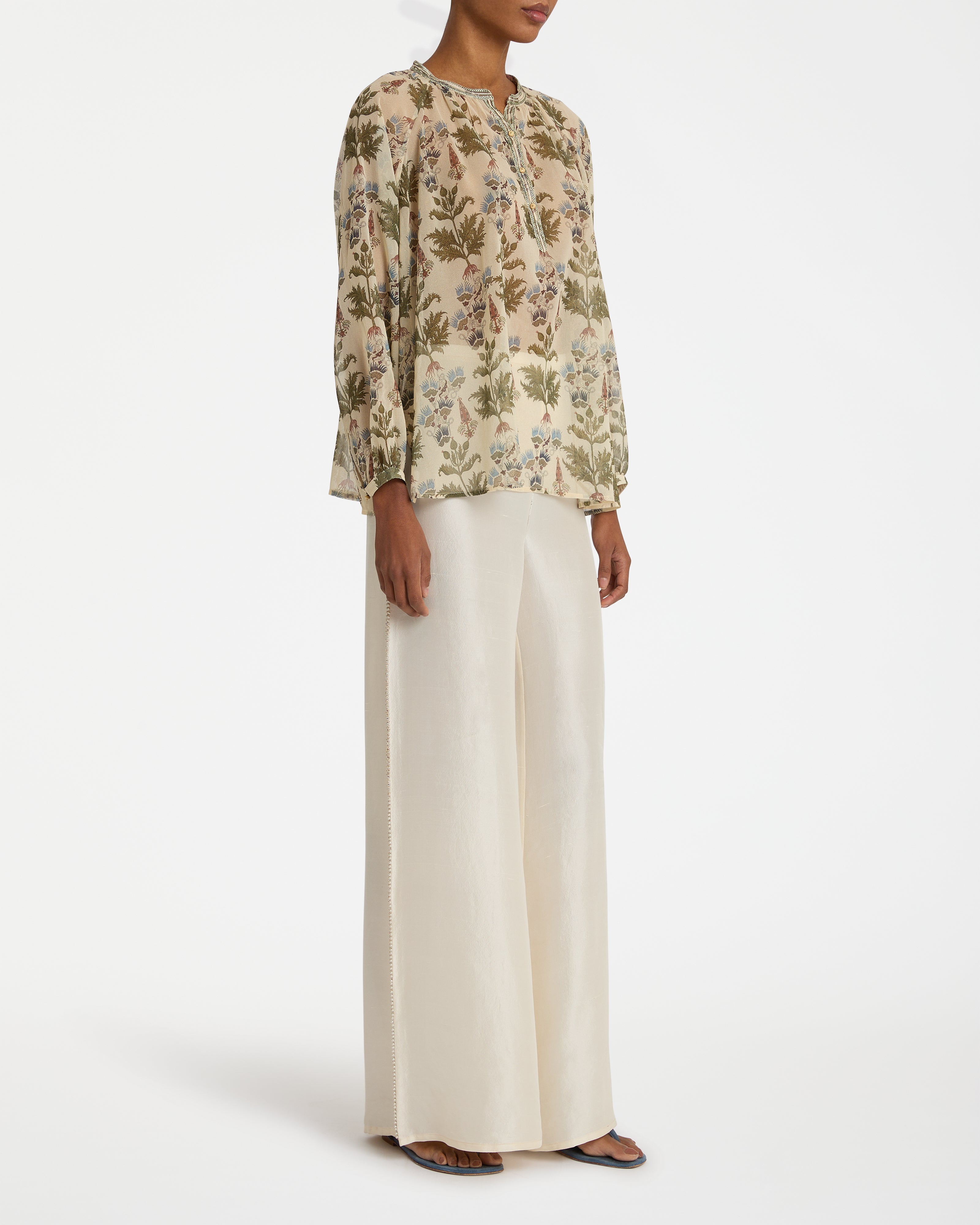 Sunshirt in Shiny Persian Botanic Print