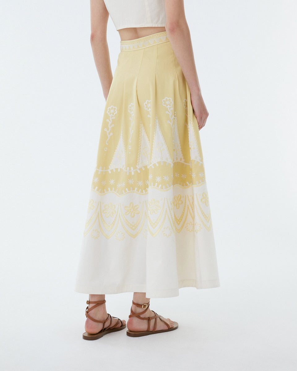 Amelianna Skirt with Alabama Embroidery