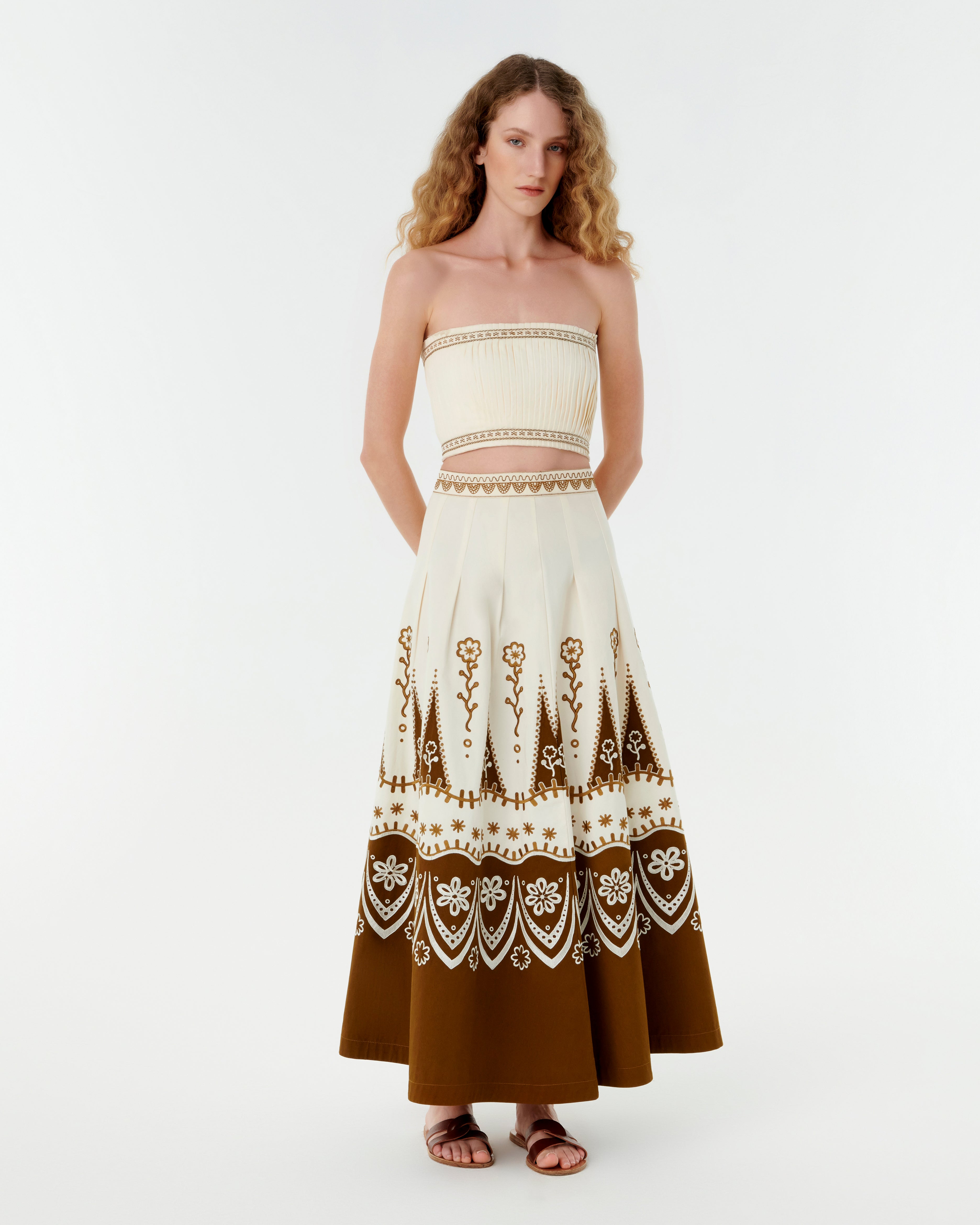 Amelianna Skirt with Alabama Embroidery
