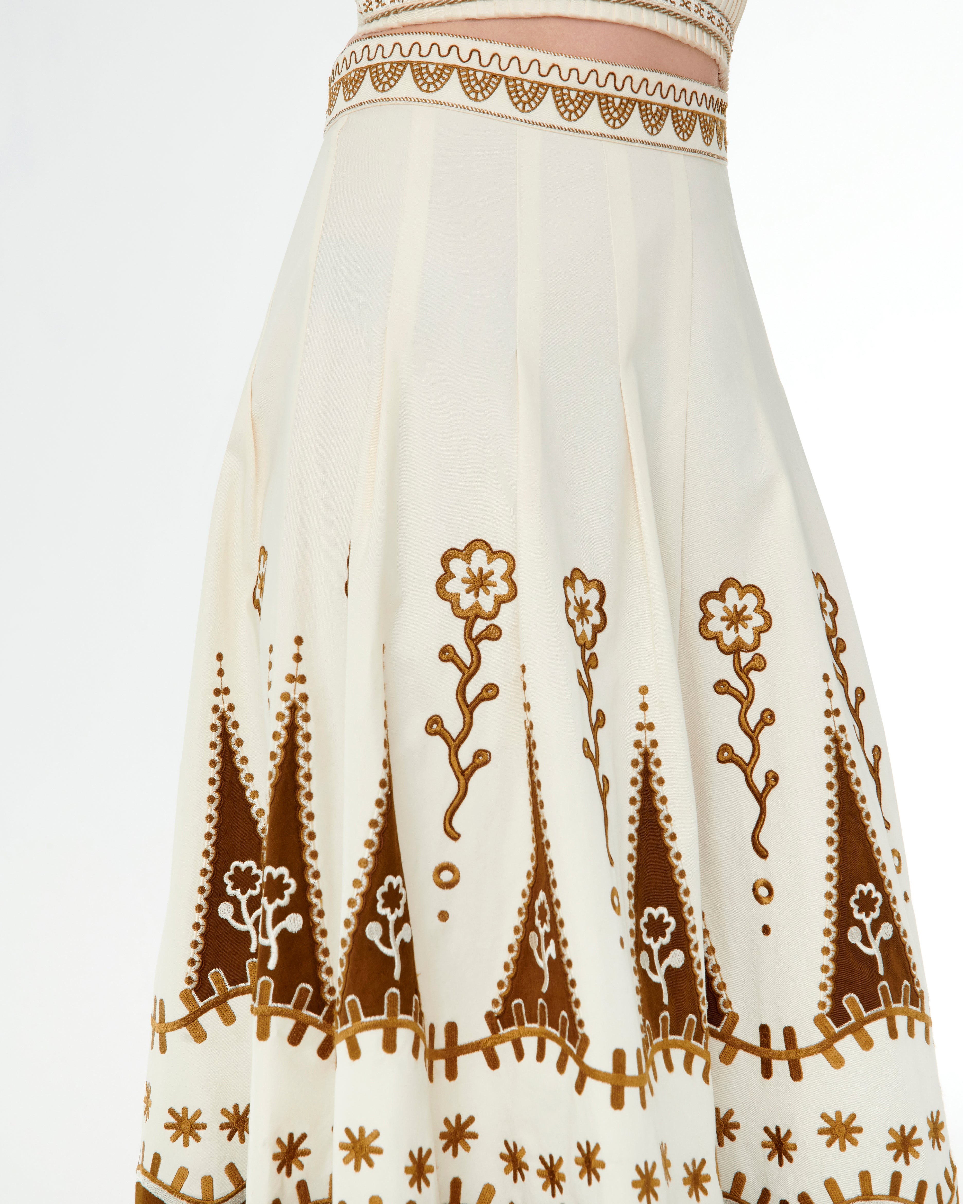 Amelianna Skirt with Alabama Embroidery