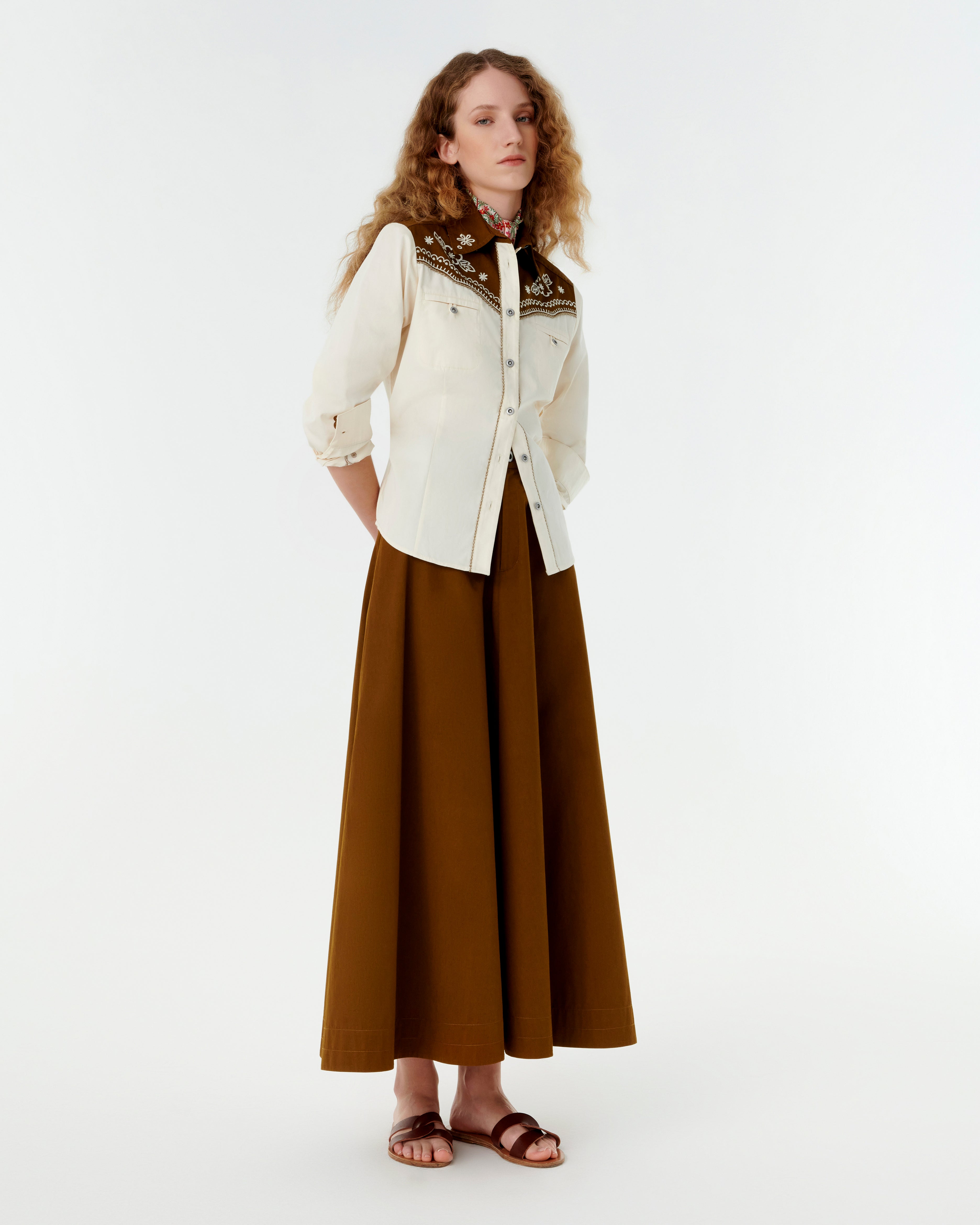 Rodeo Shirt with Alabama Embroidery