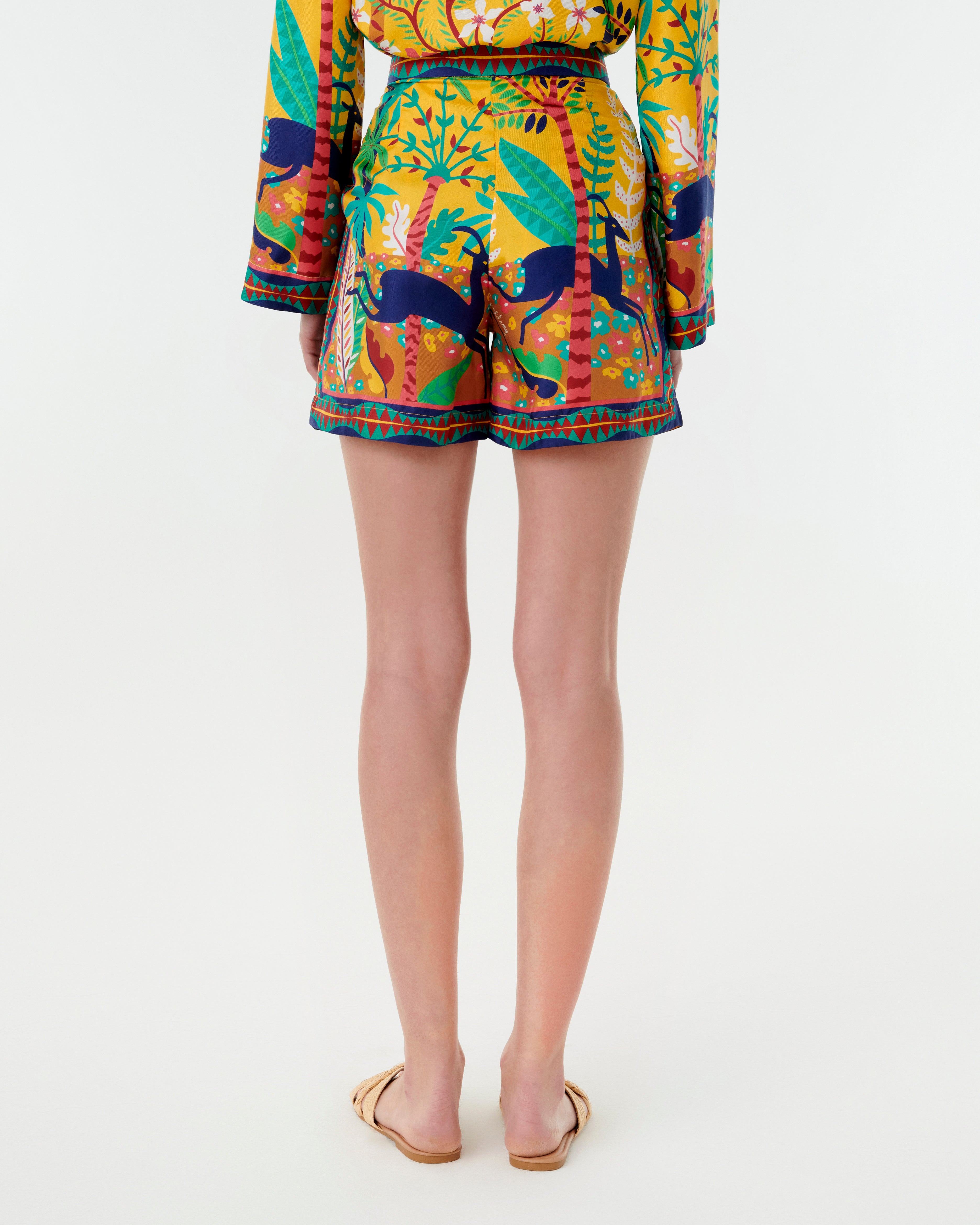 Tamu Shorts in Louis Barthélemy Print