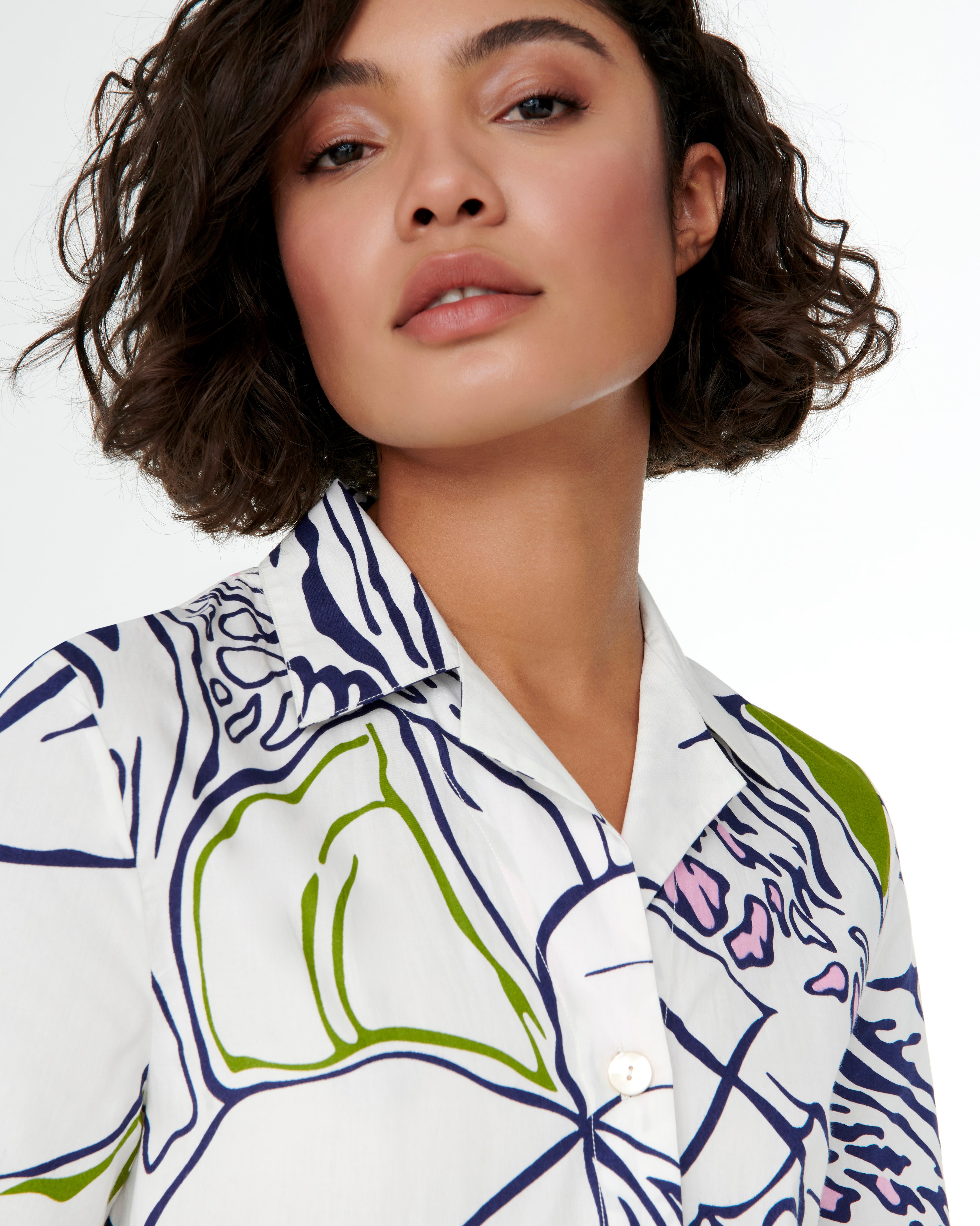 Claudia Dress in Calypso Print