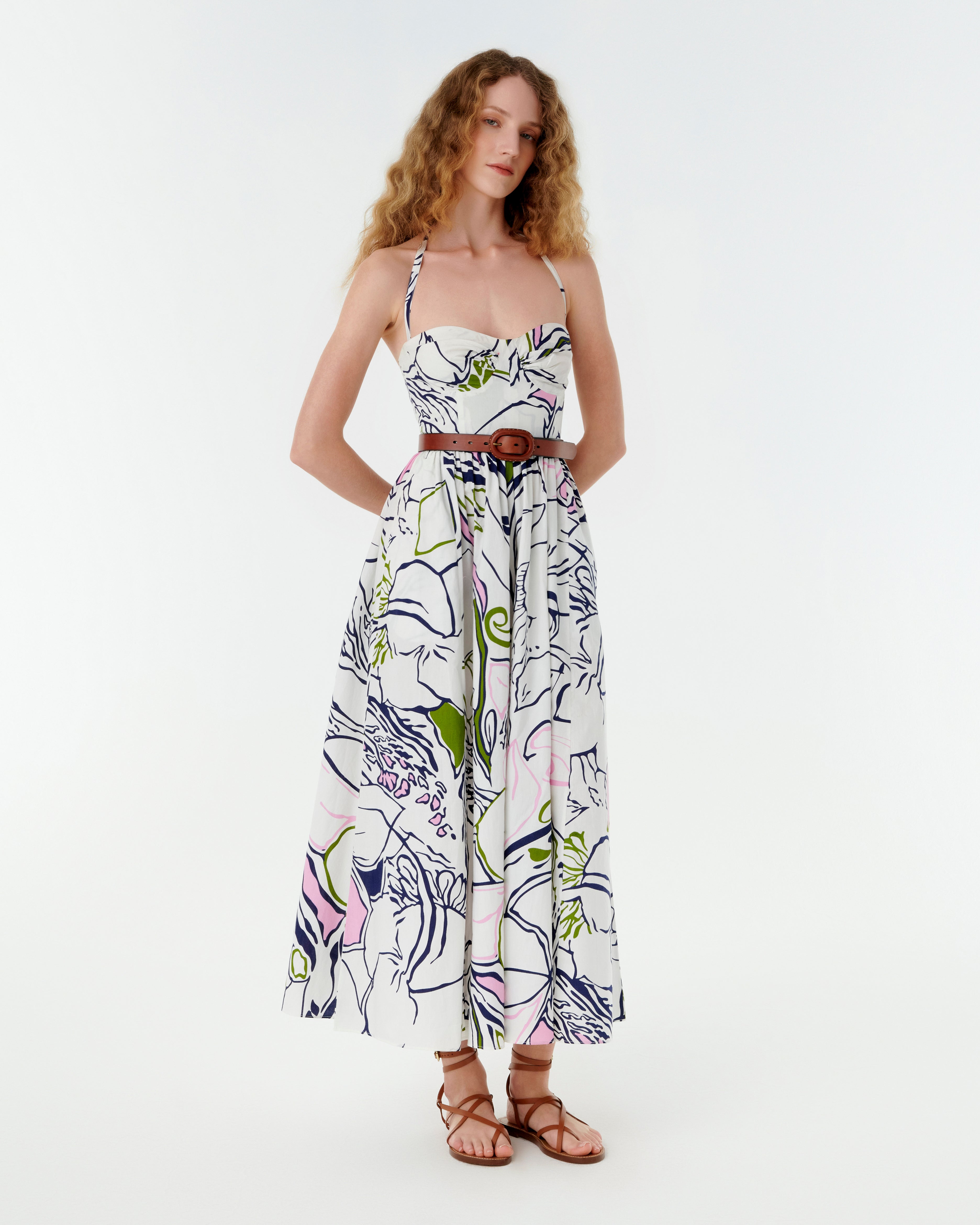 Johanna Dress in Calypso Print