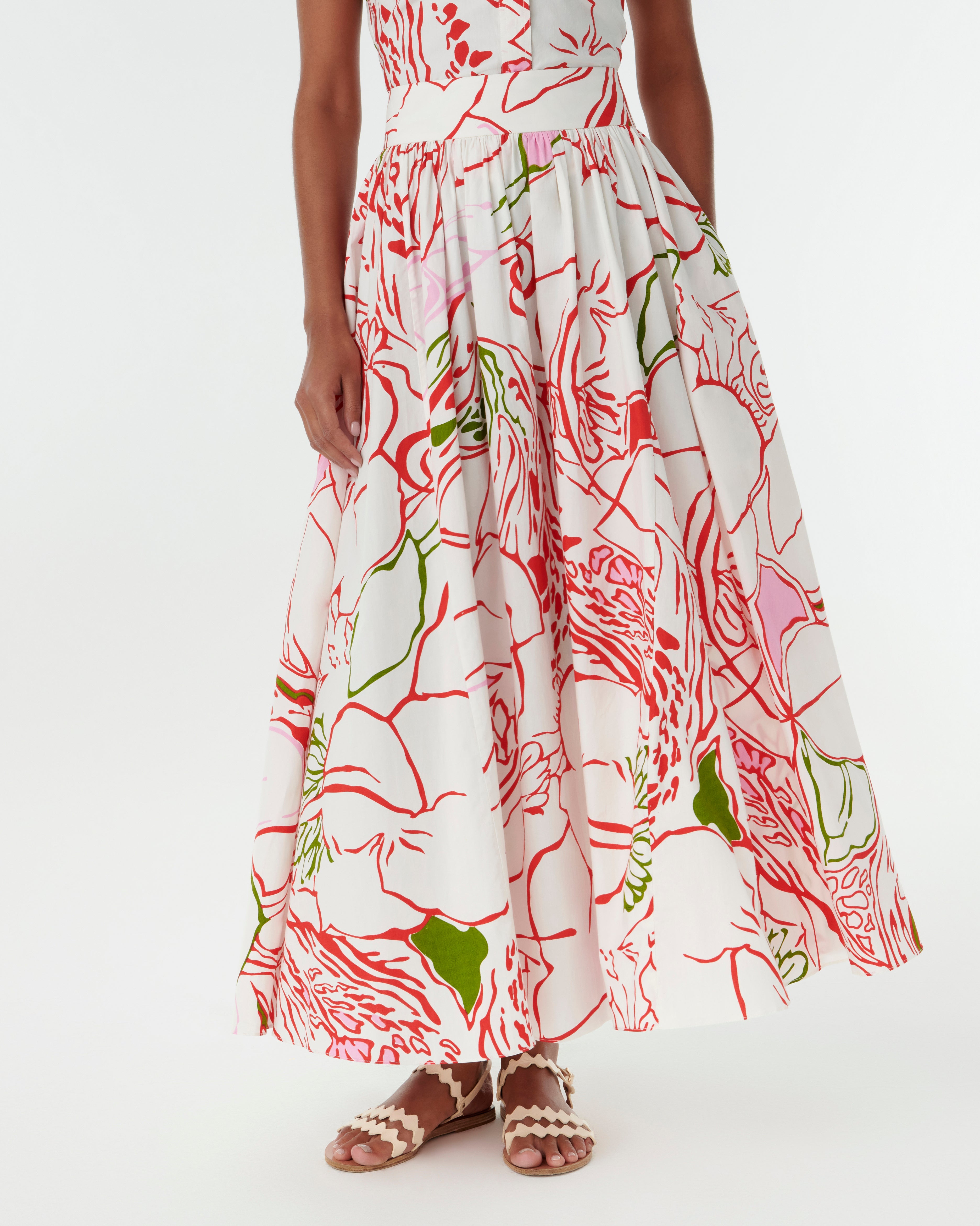 Ombretta Skirt in Calypso Print