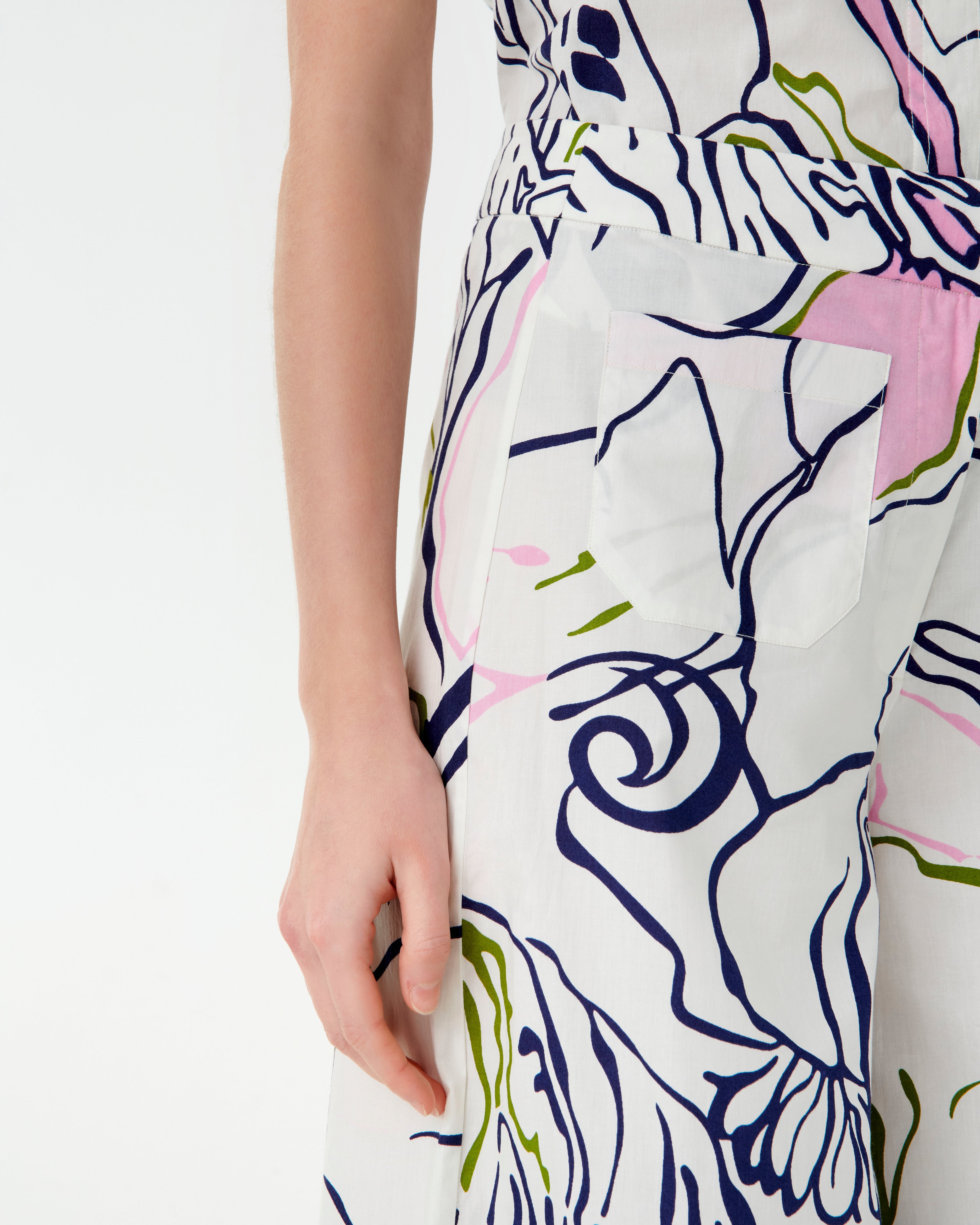 Adele Trousers in Calypso Print