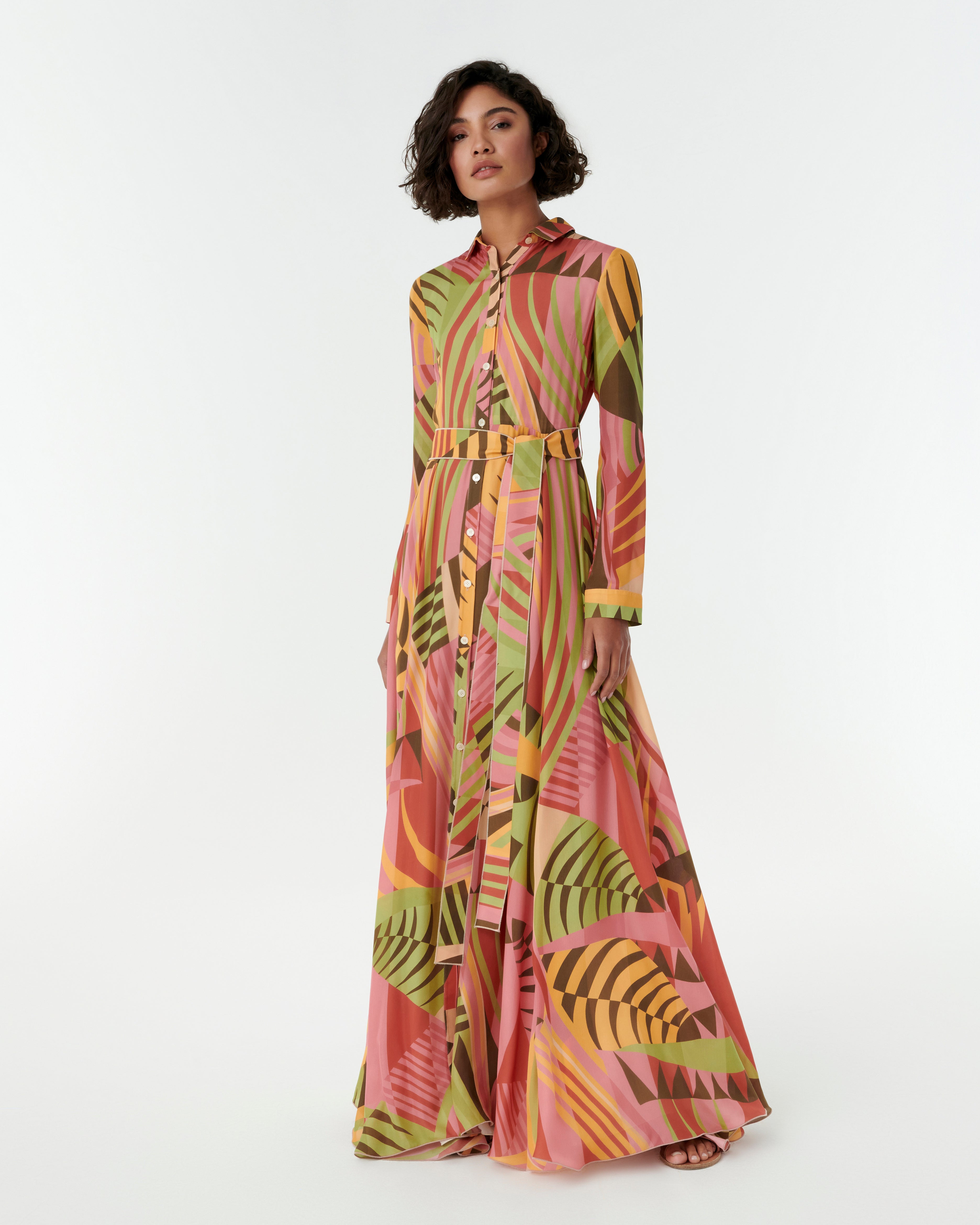 Ida Dress in Pagoda Print