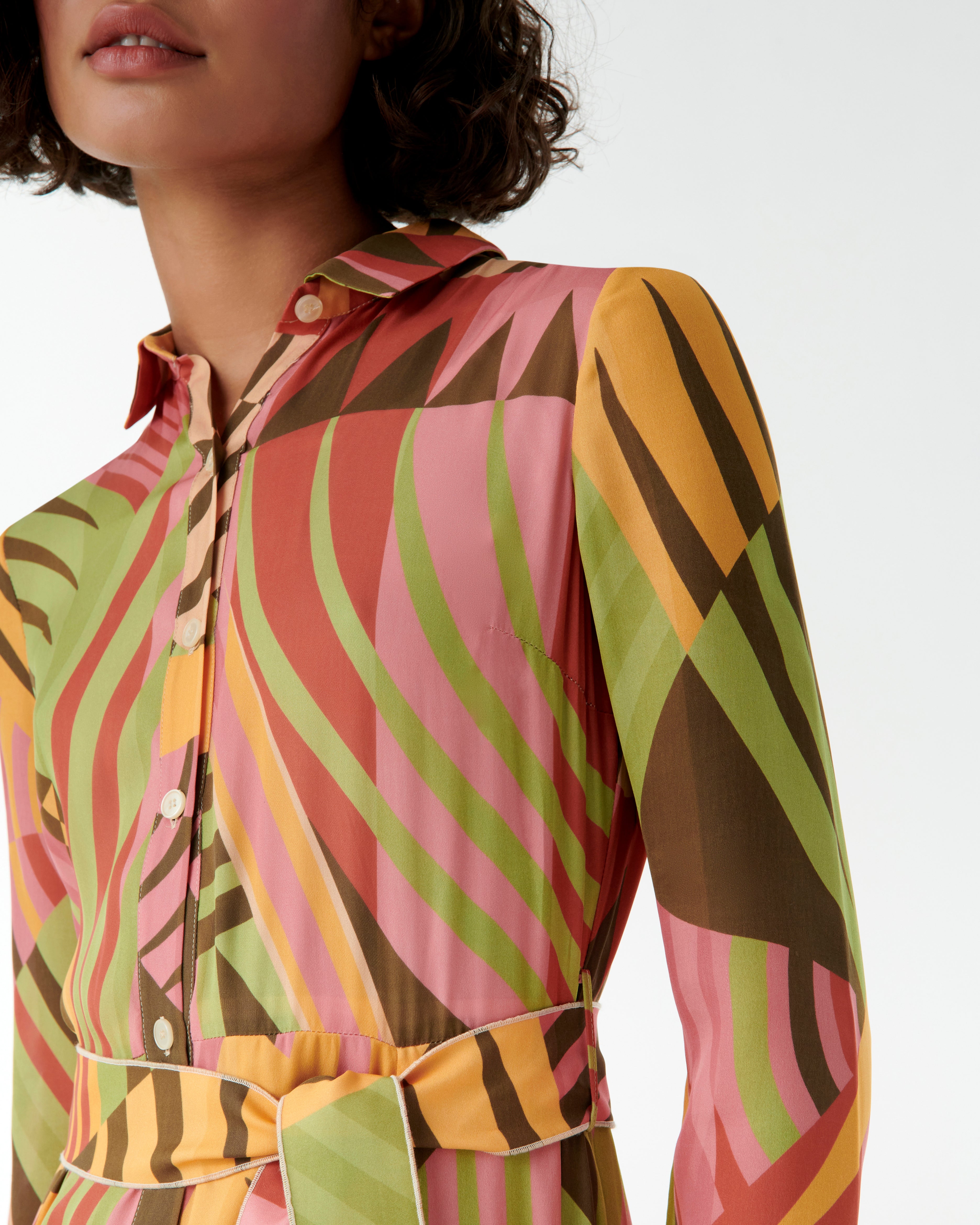 Ida Dress in Pagoda Print