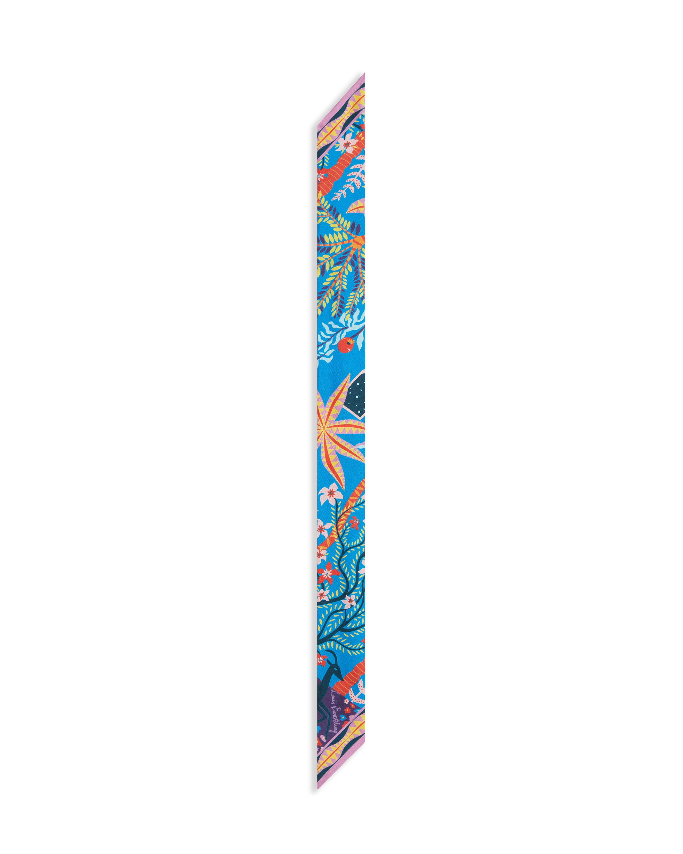 Short Twilly Scarf in Louis Barthélemy Print