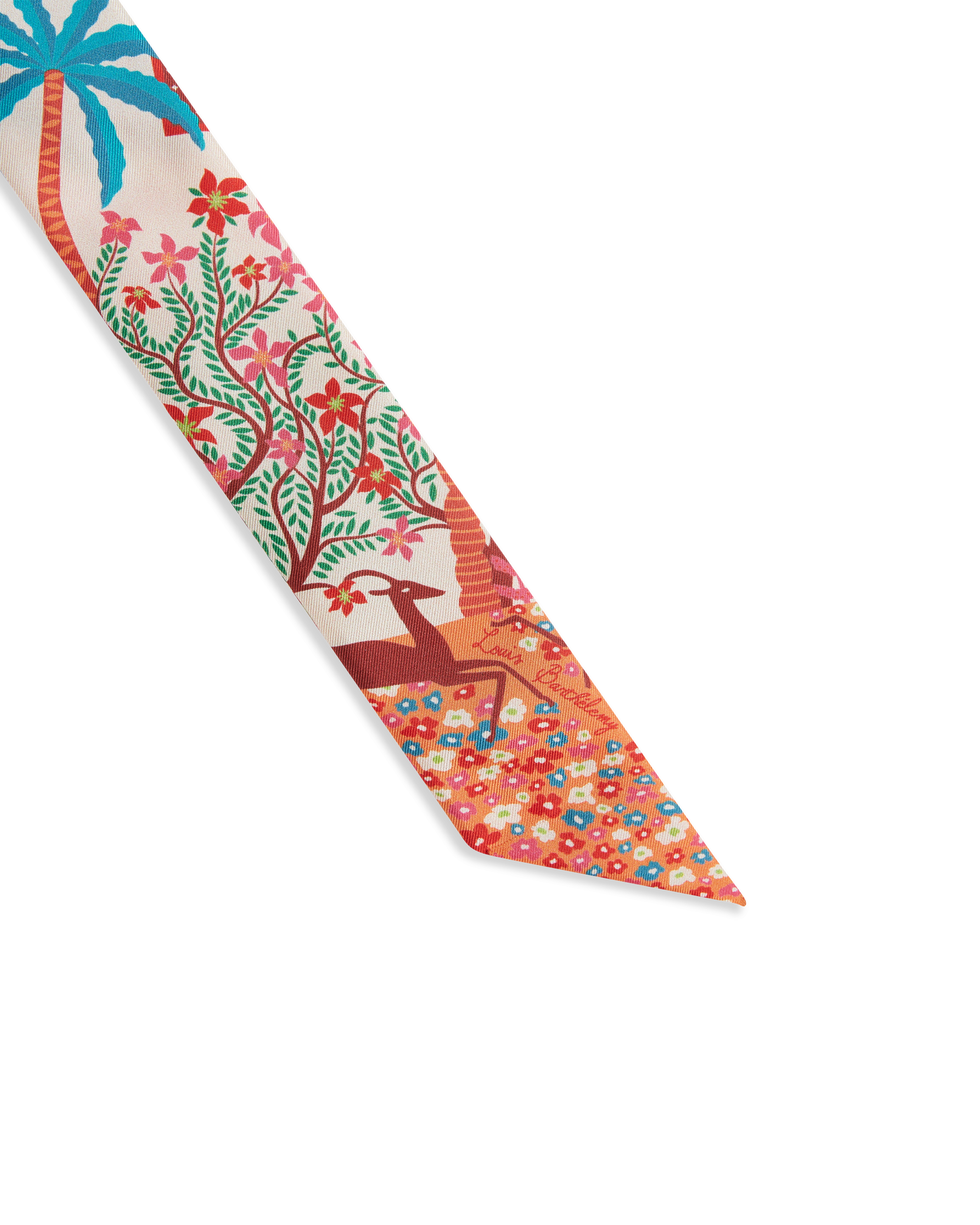 Long Twilly Scarf in Louis Barthélemy Print