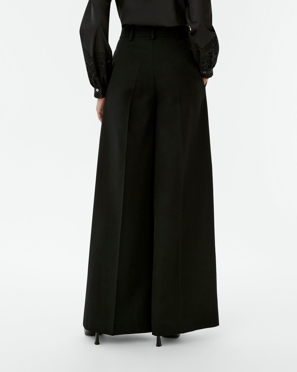 Lola Trousers in Black Assam