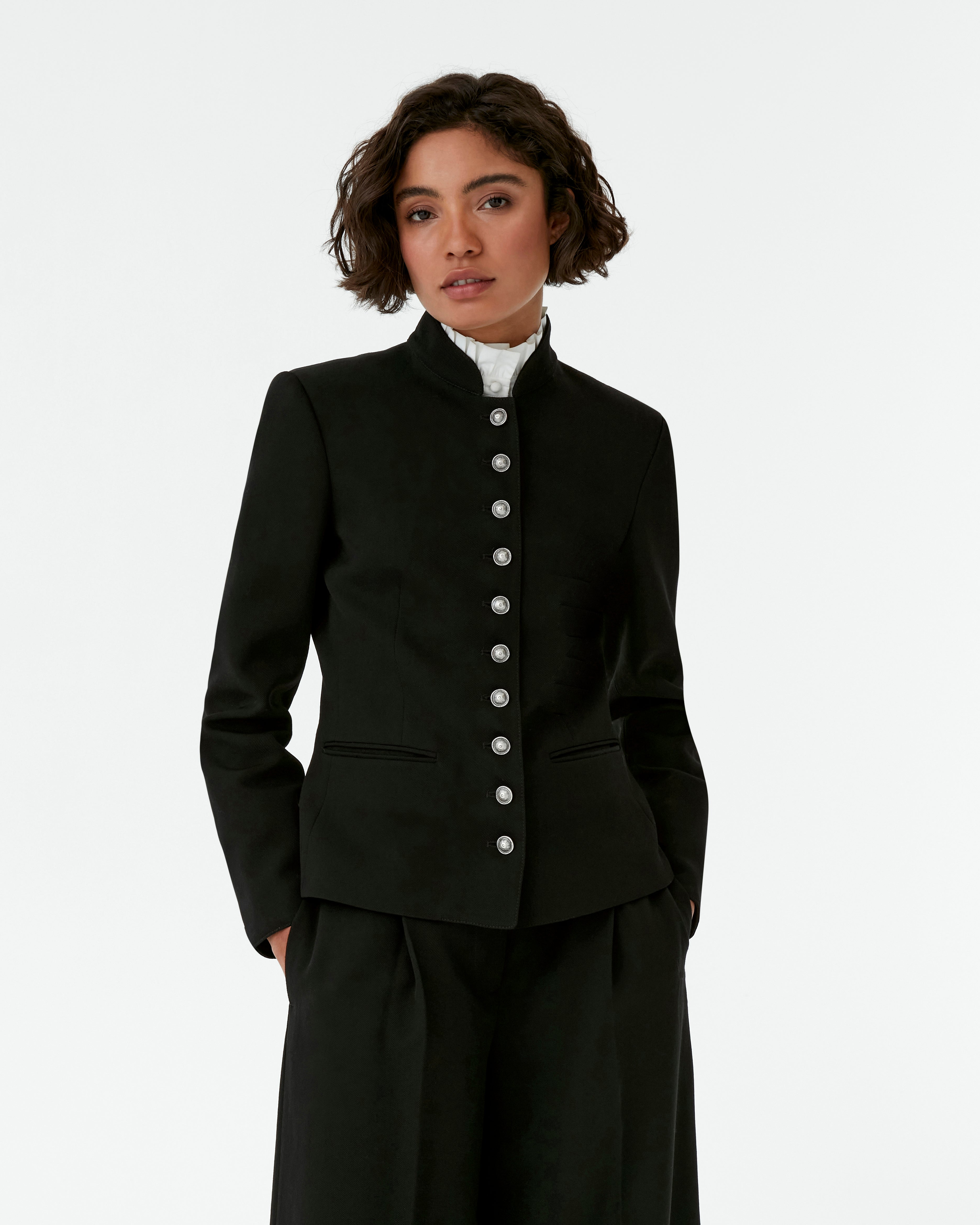 Tolly Jacket in Black Assam