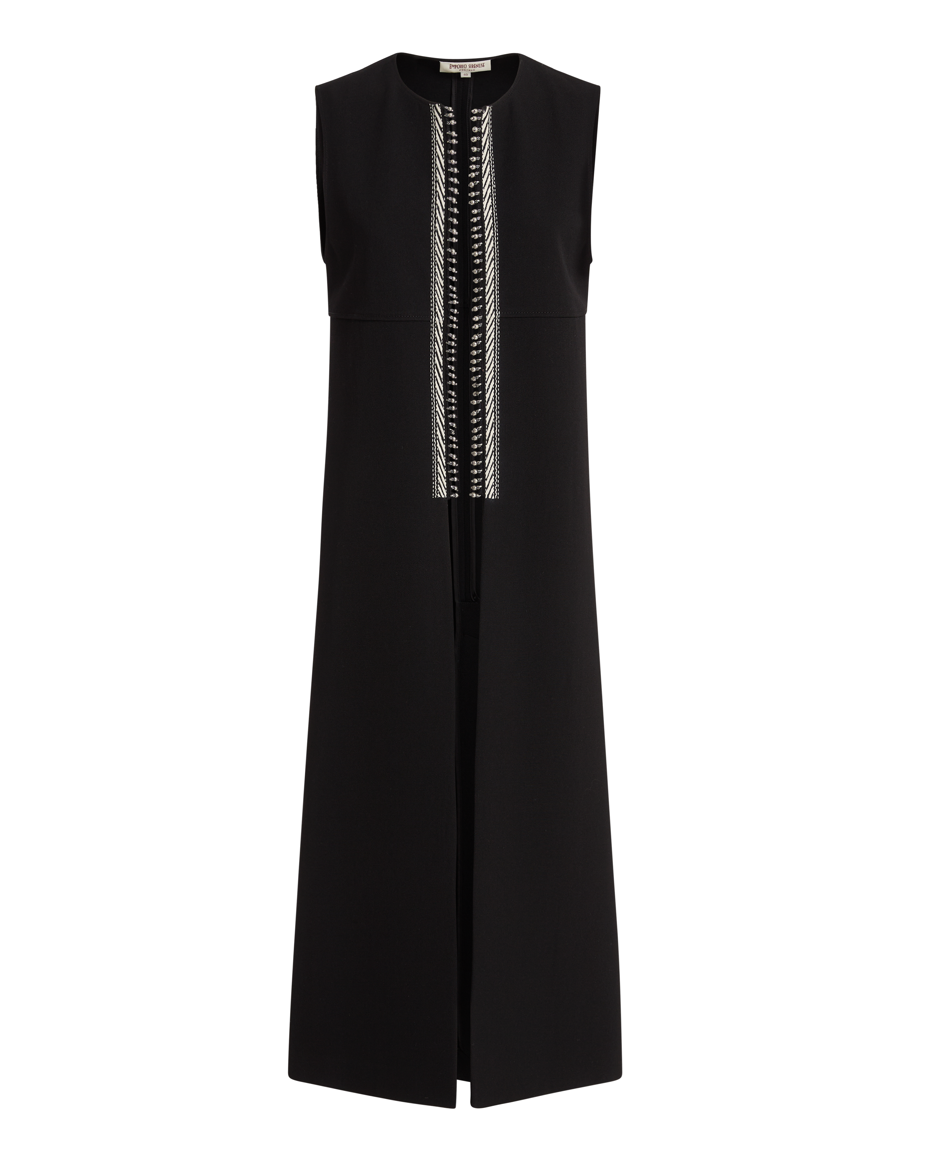 Felix Vest in Black Assam