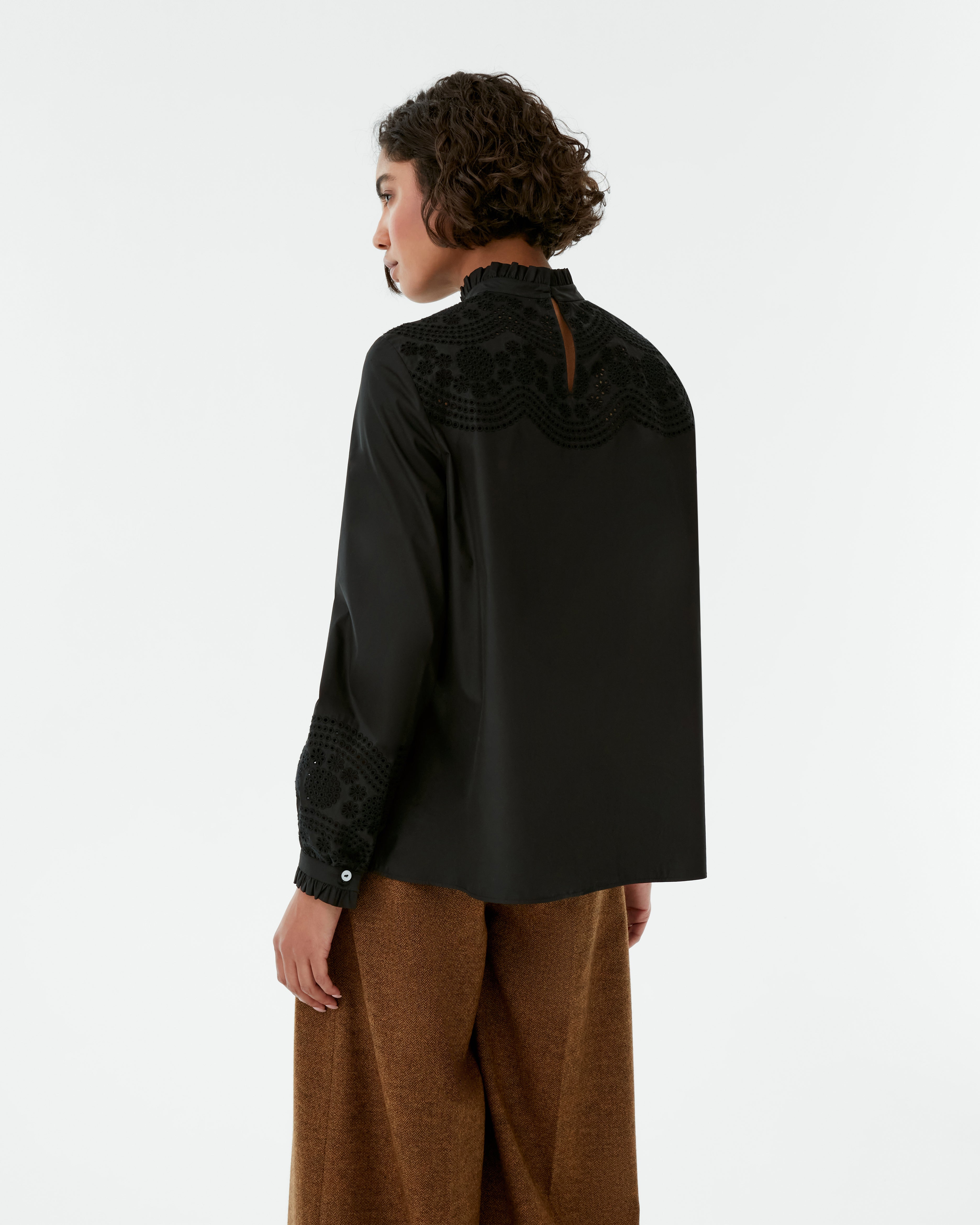 Mona Blouse with Broderie Anglaise