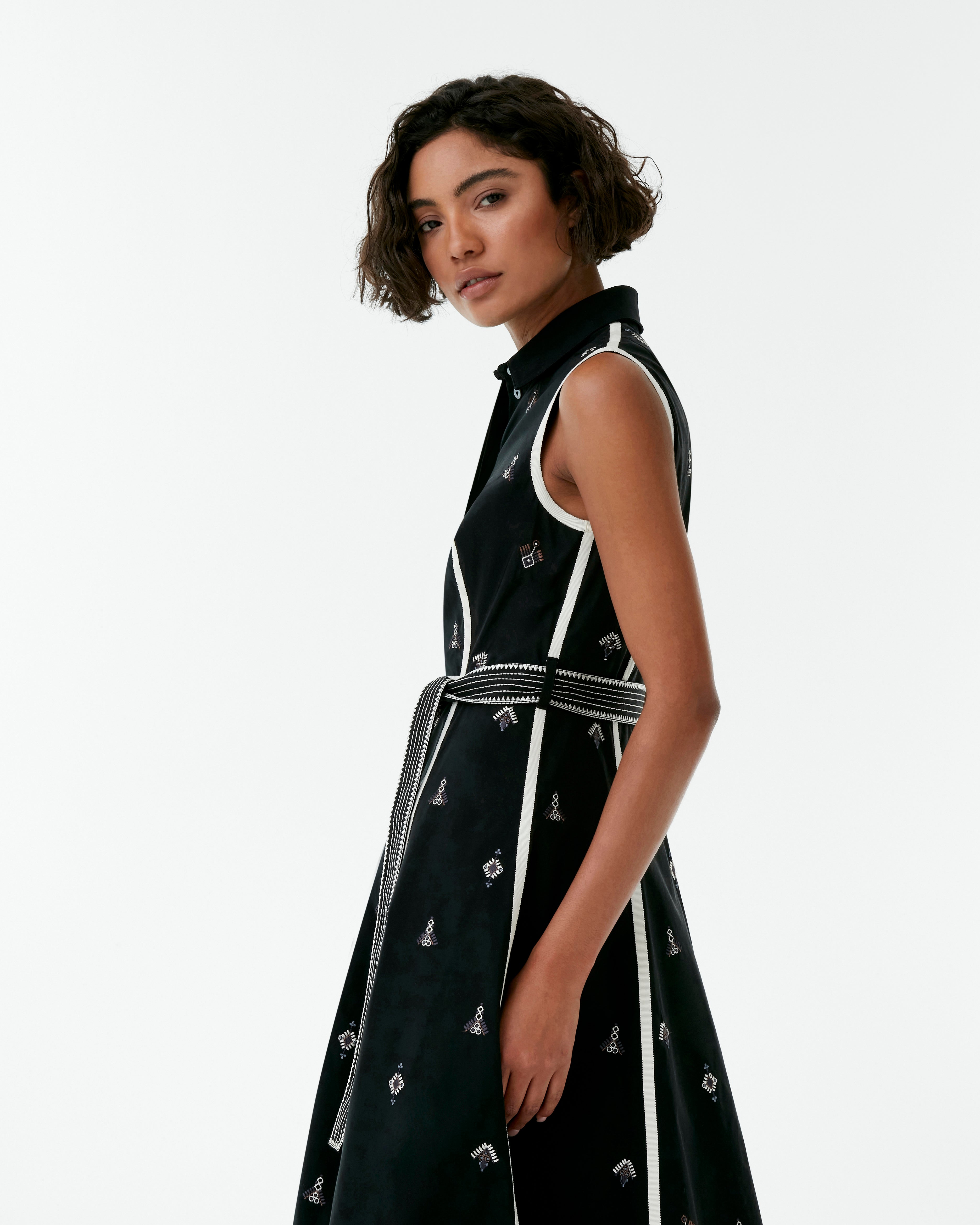 Miralda Dress with Byzantine Embroidery