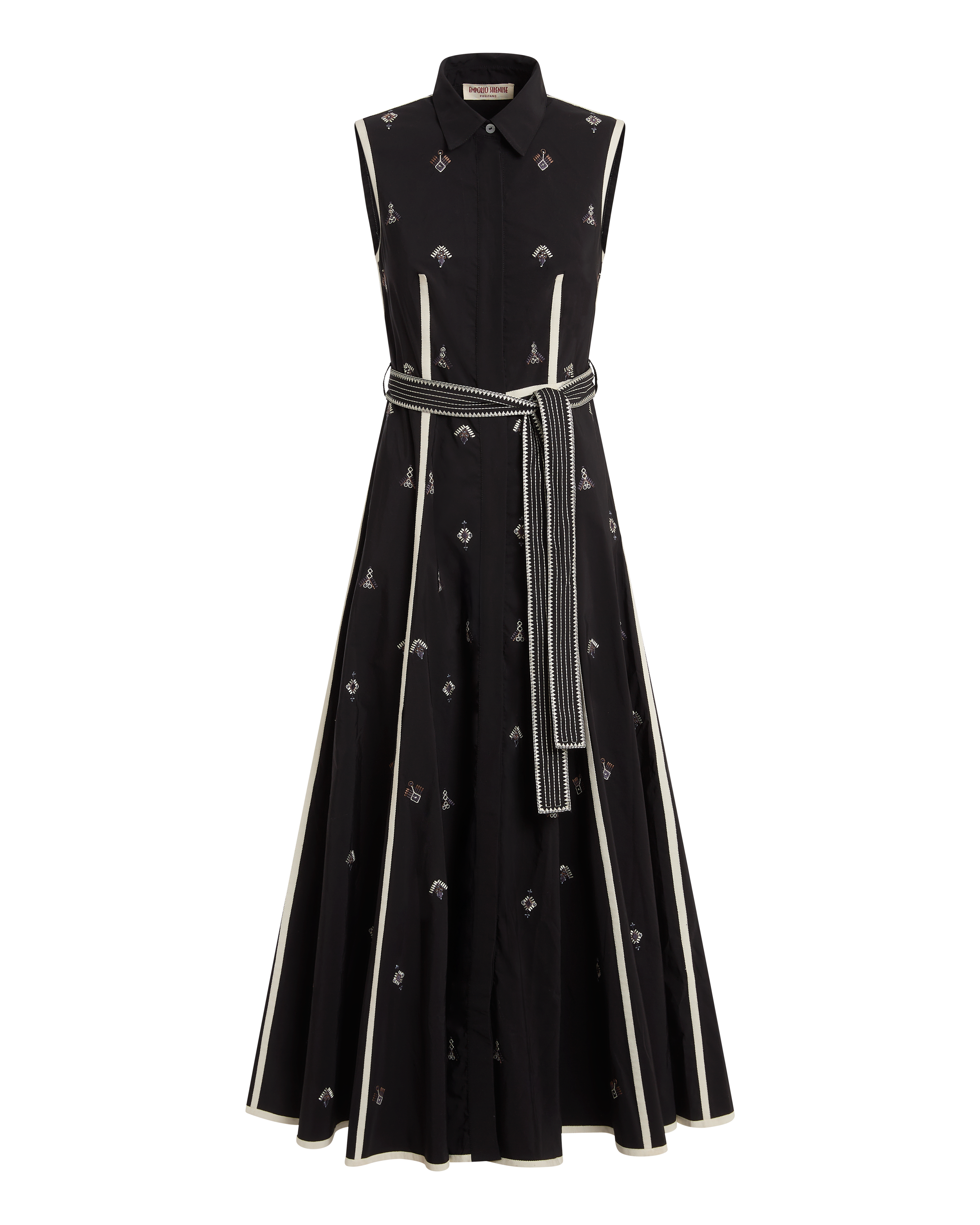 Miralda Dress with Byzantine Embroidery