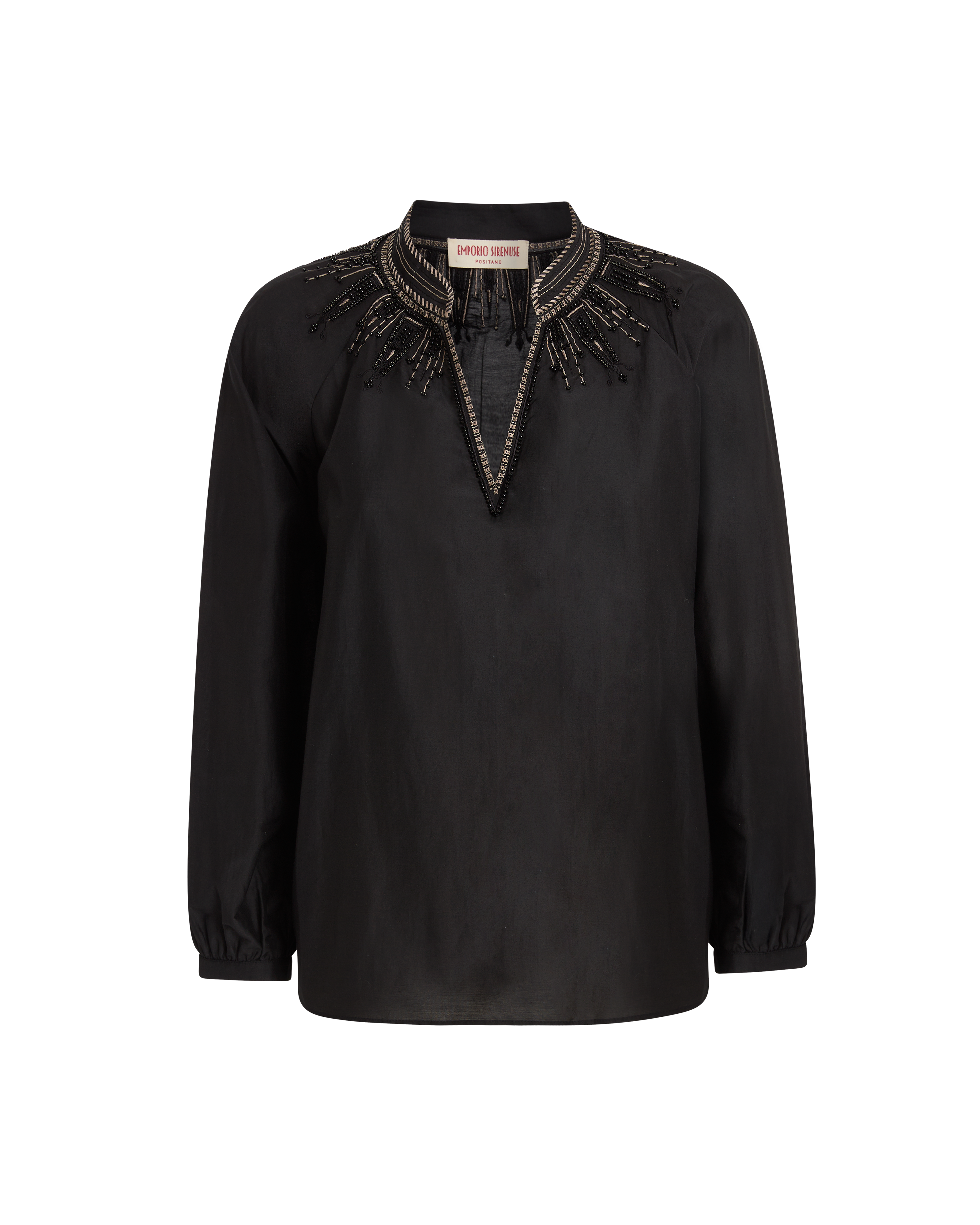 Ilizia Blouse with Byzantine Embroidery