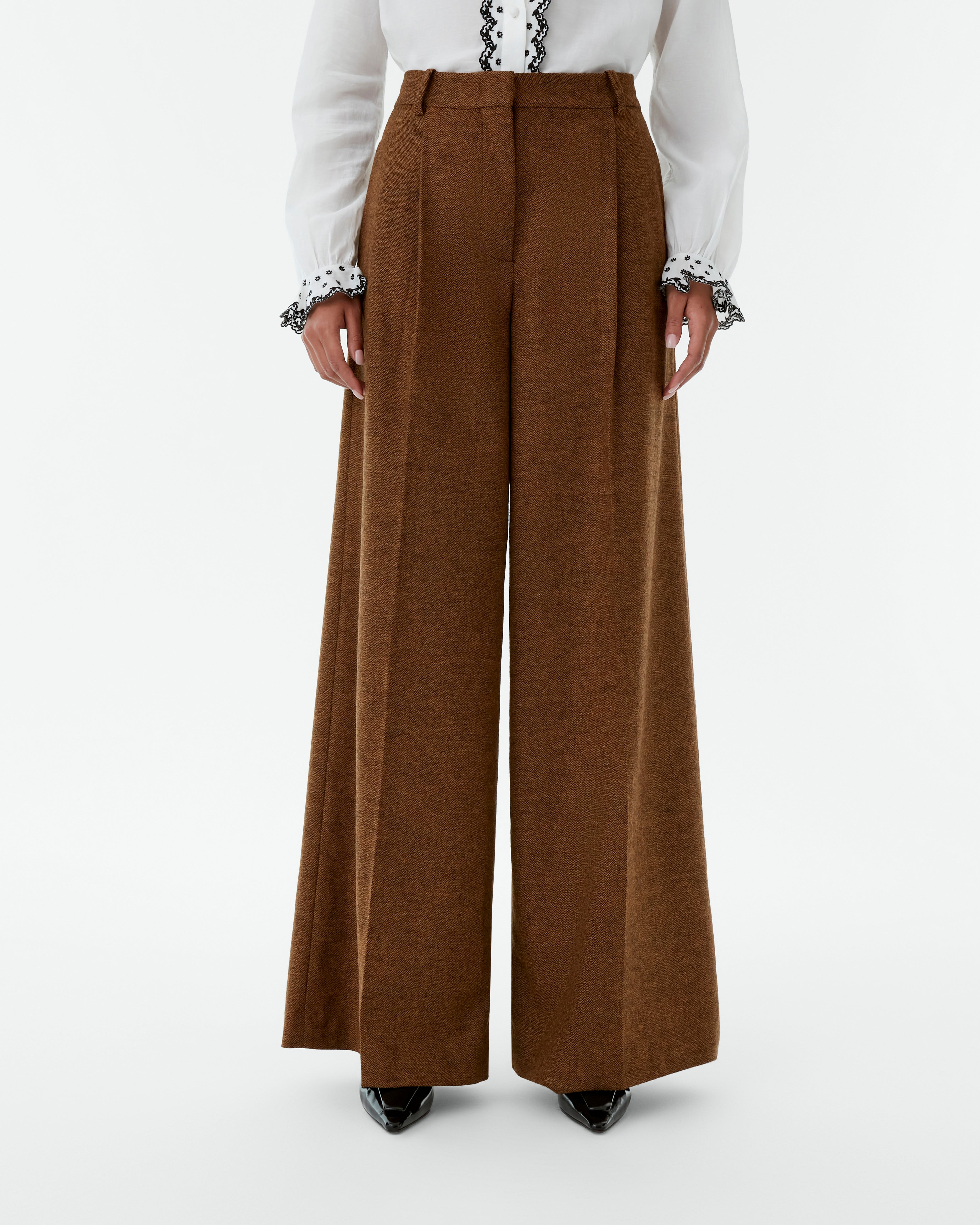 Lola Trousers in Himalayan Tweed