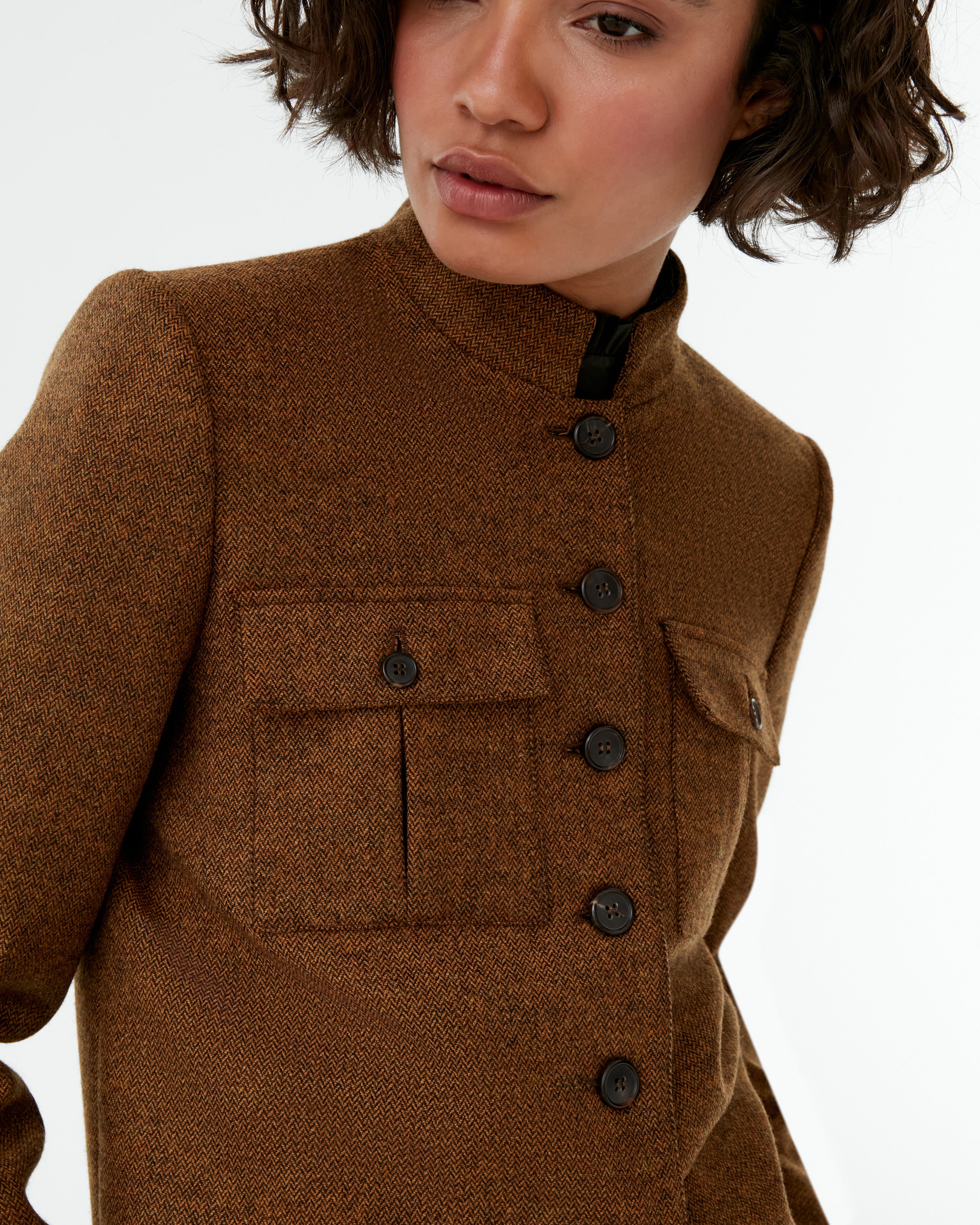 Amhara Jacket in Himalayan Tweed