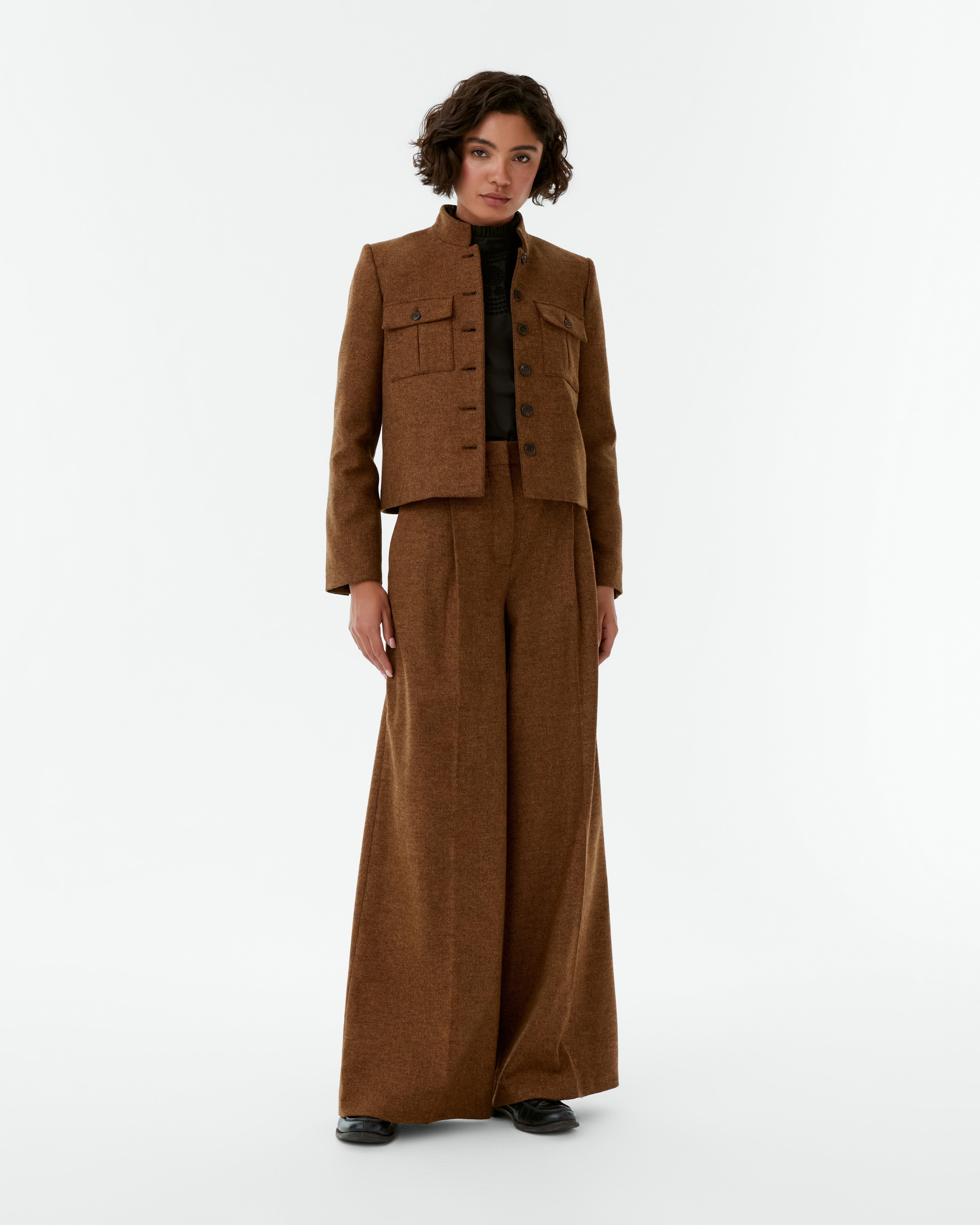 Amhara Jacket in Himalayan Tweed