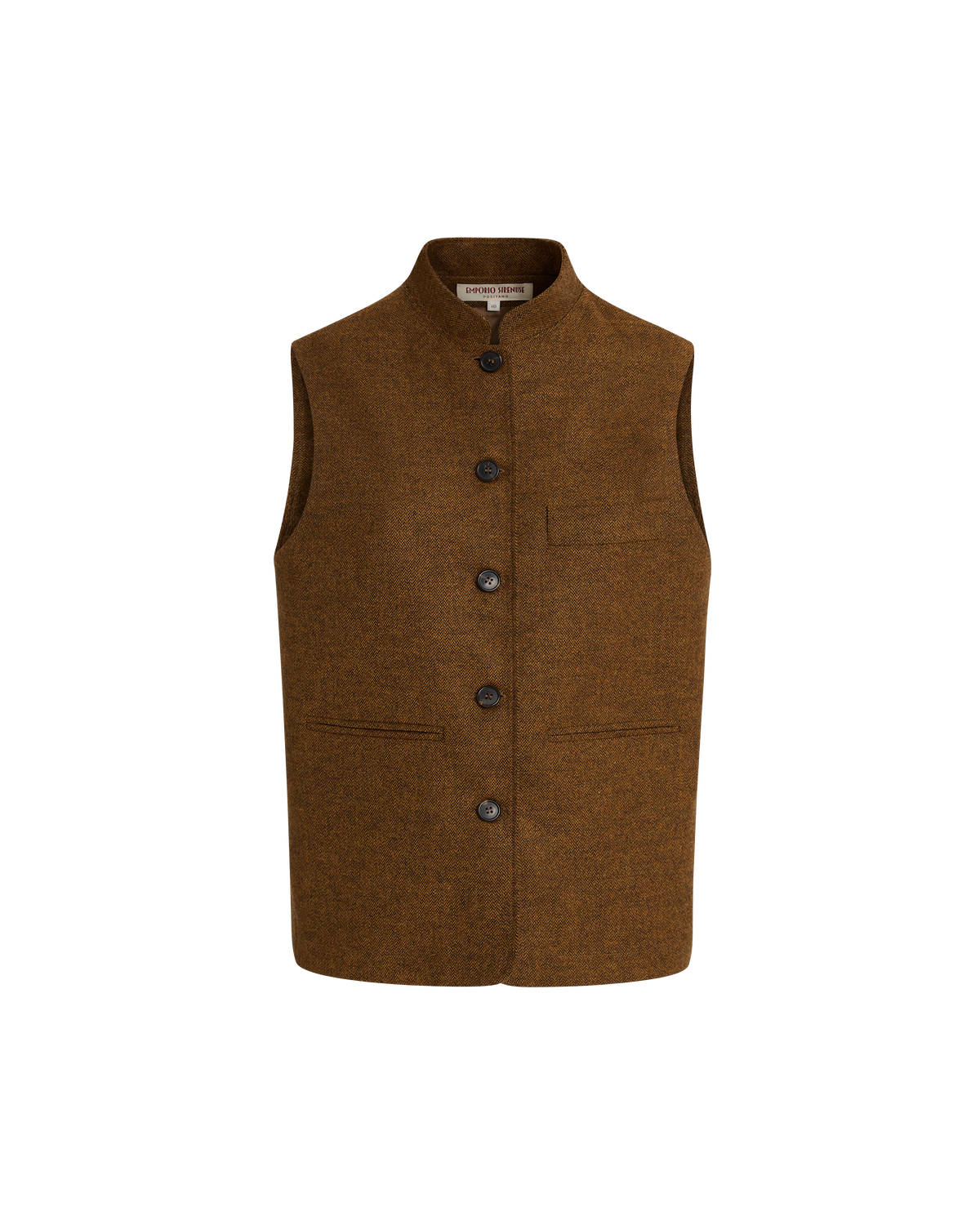 Nehru Vest in Himalayan Tweed