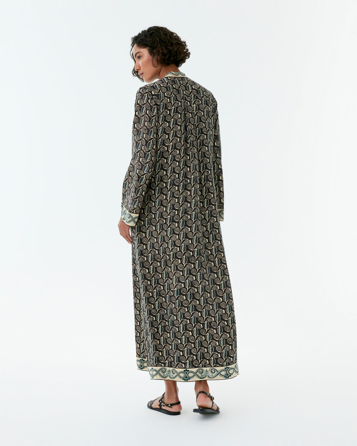 Jenna Caftan in Kamares Print