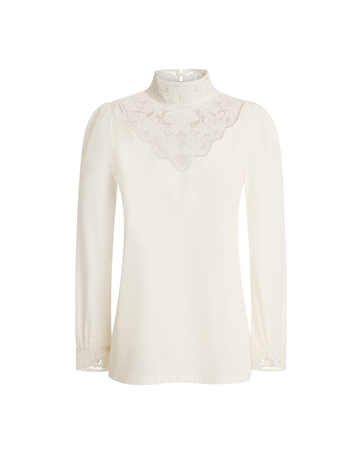Mikha Blouse with Embroidery Lace