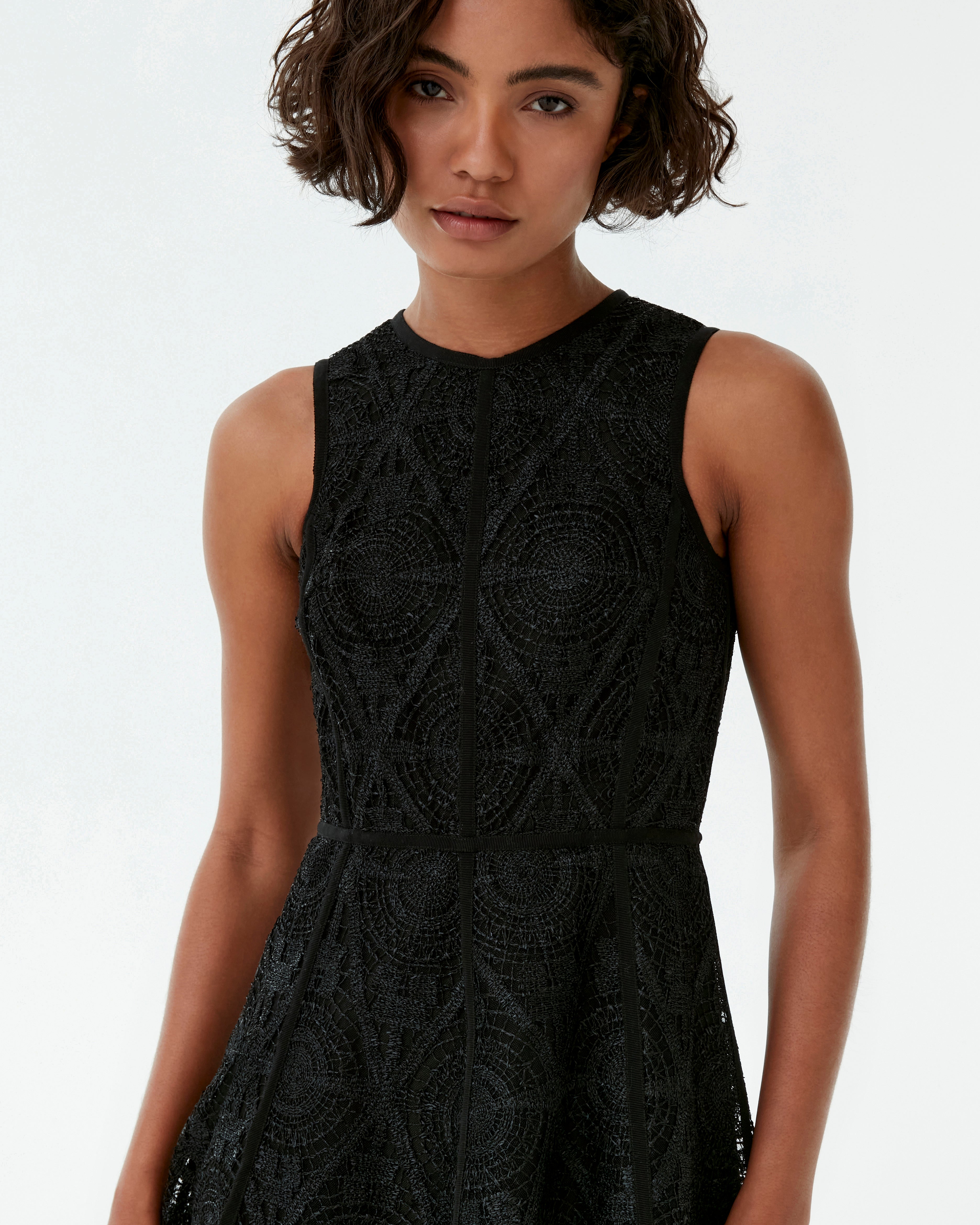 Clodette Dress in Macramè