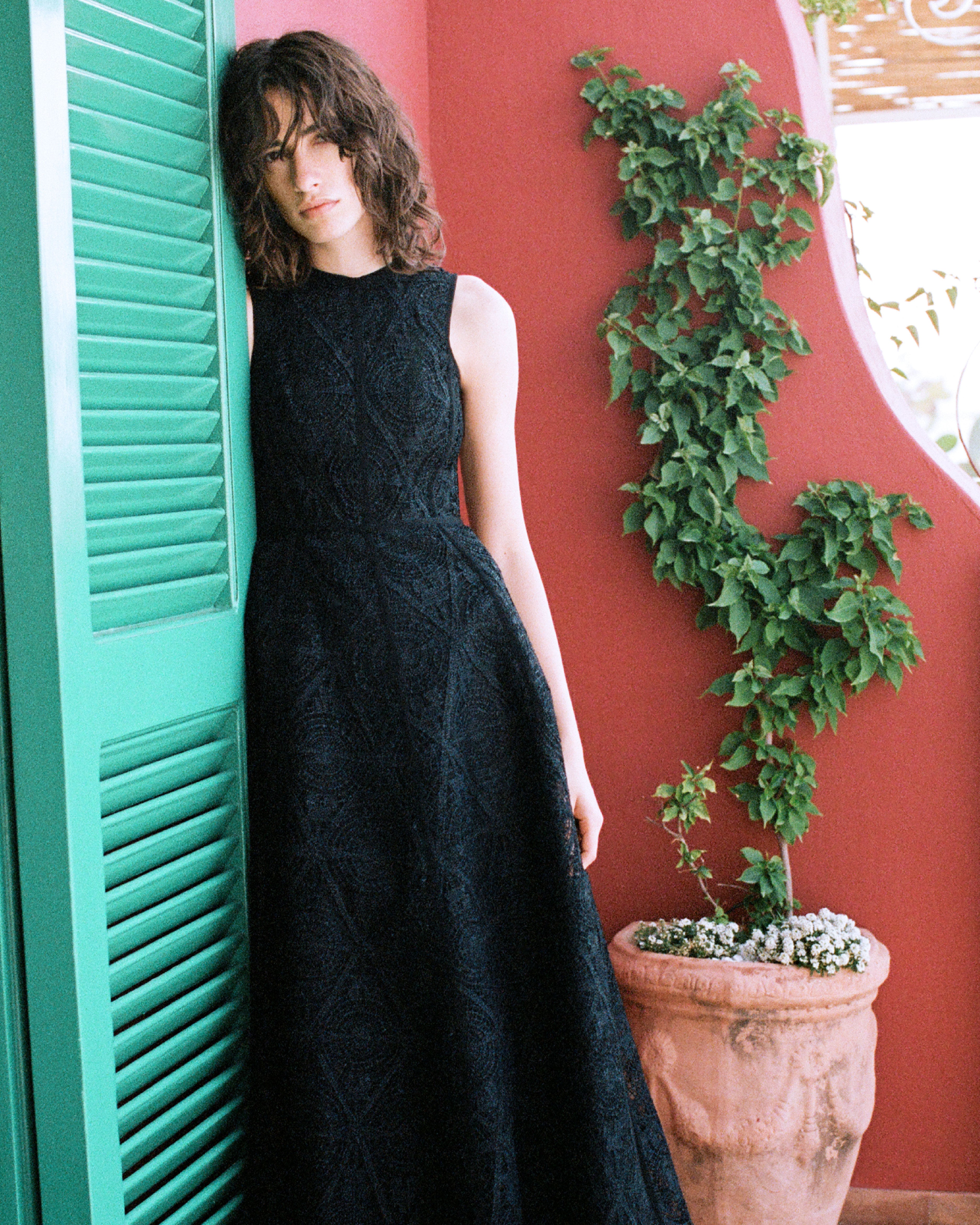 Clodette Dress in Macramè