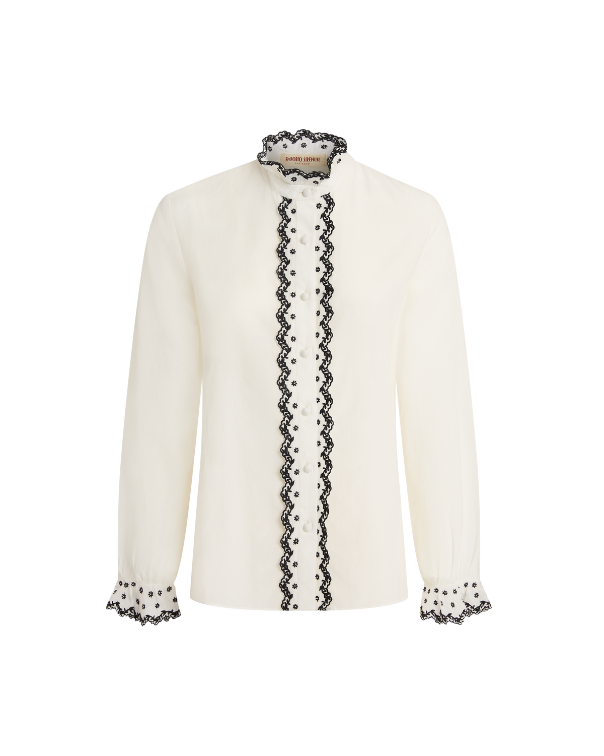 Isla Shirt with Polka Lace